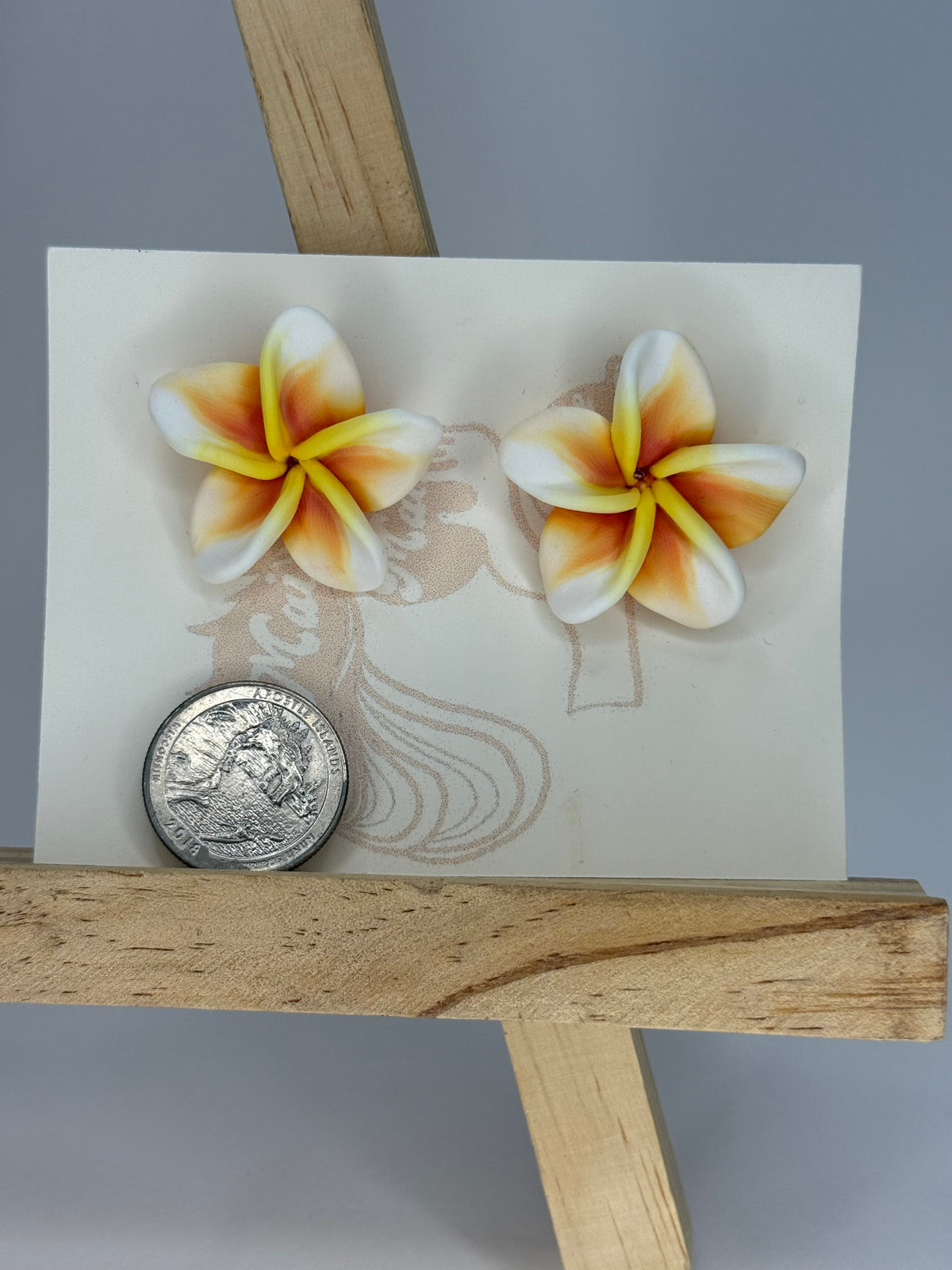 Plumeria Studs