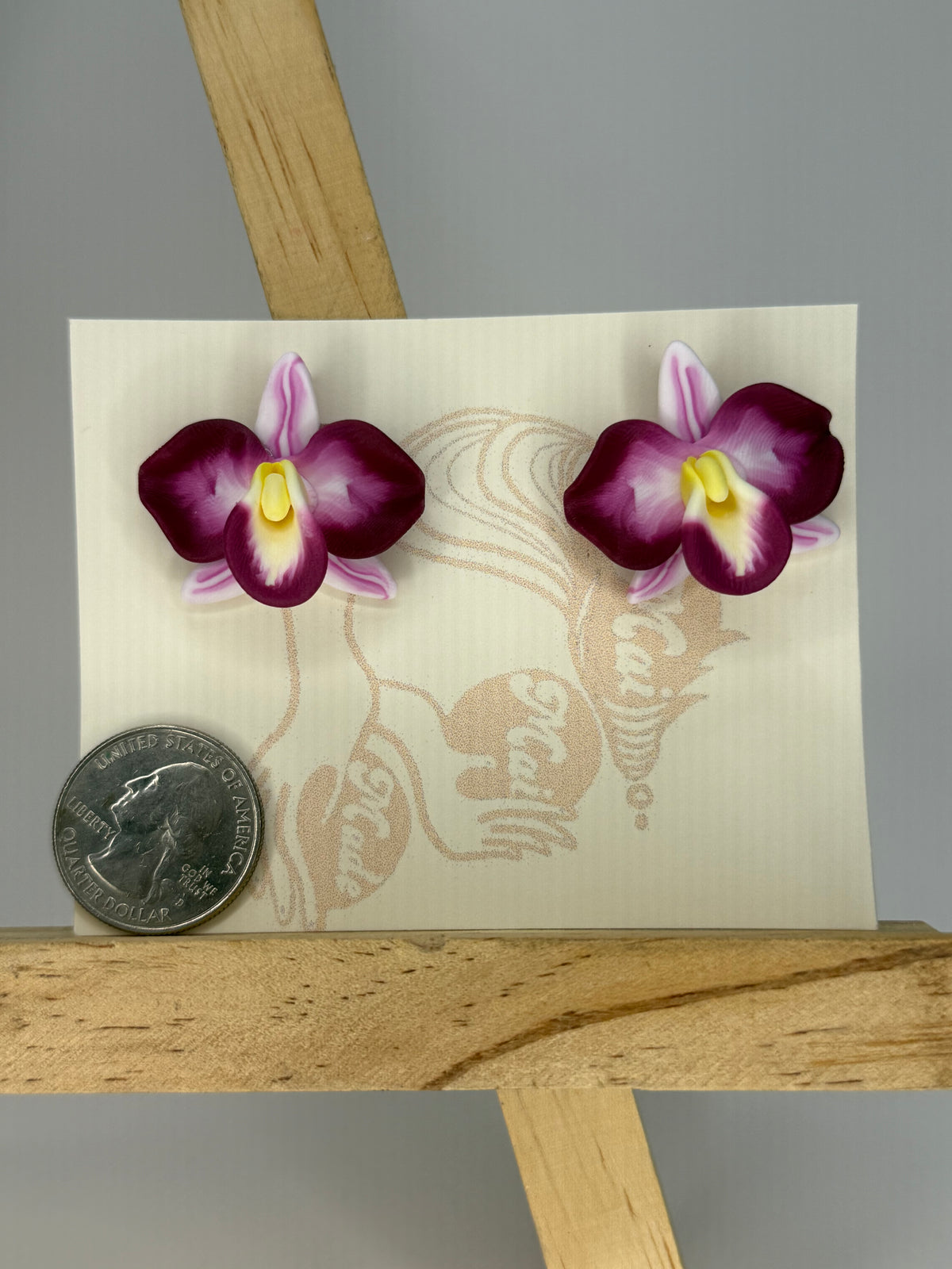 Orchid Studs