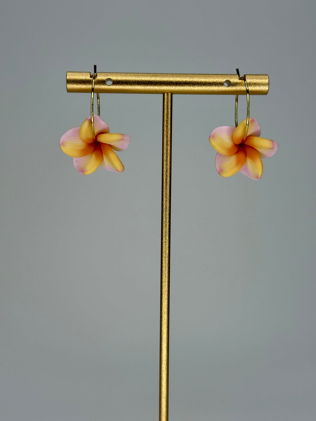 Plumeria Hoops