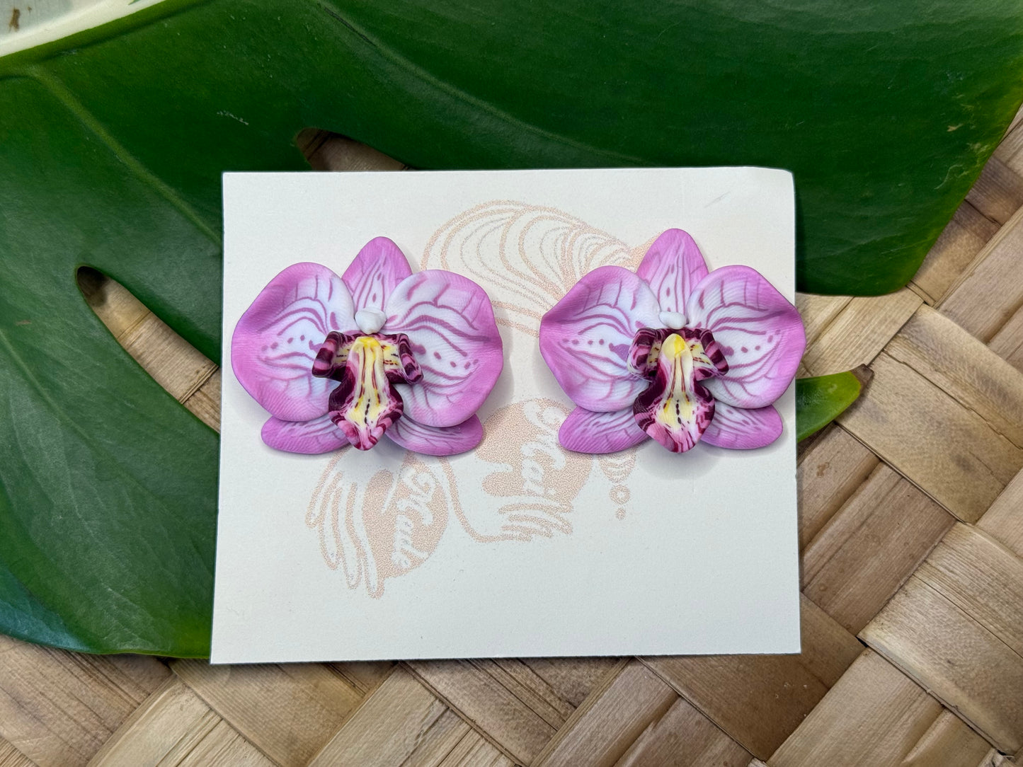 Orchid Studs