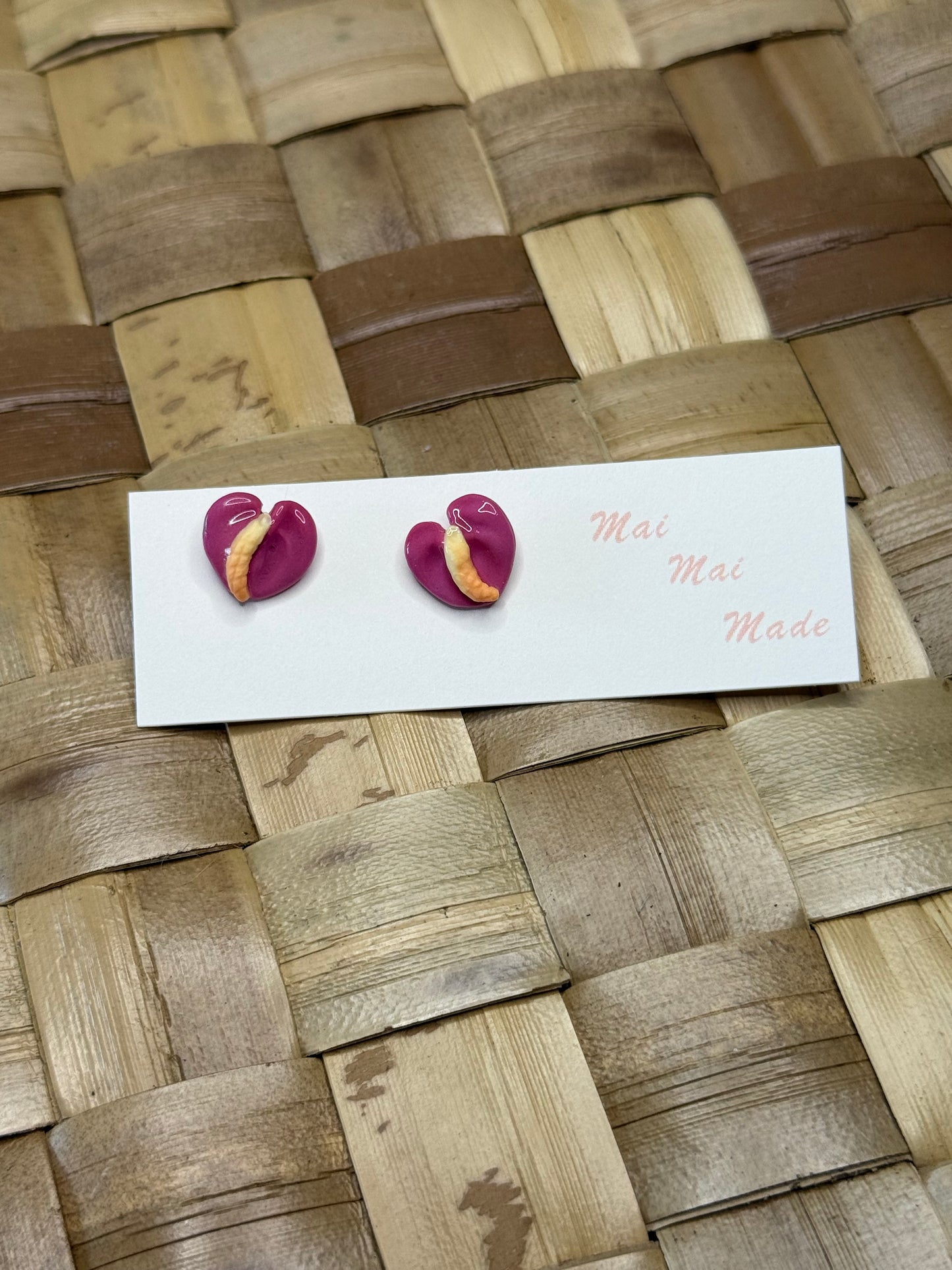 New Mini Anthurium Studs