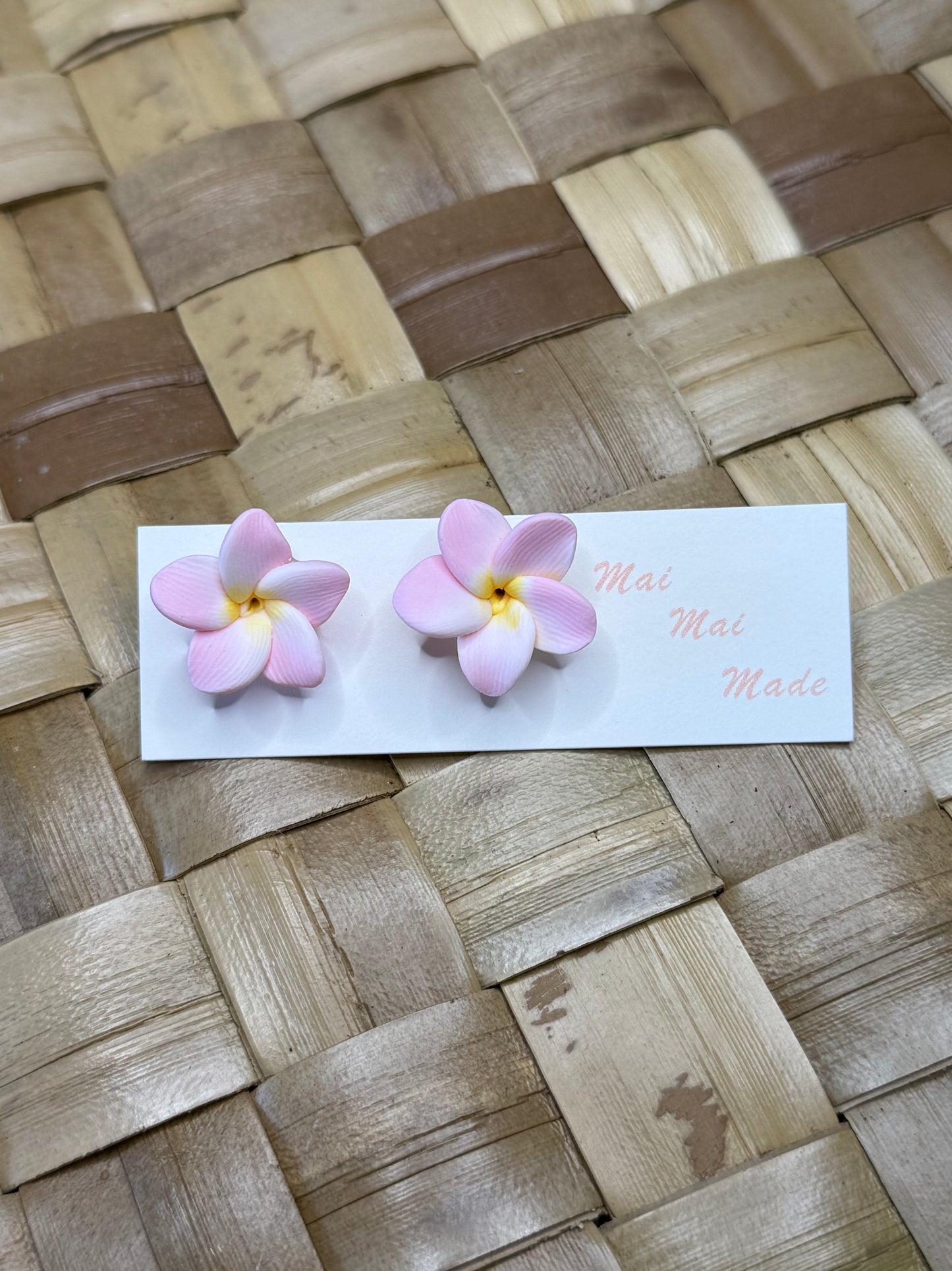 Mini Plumeria Studs