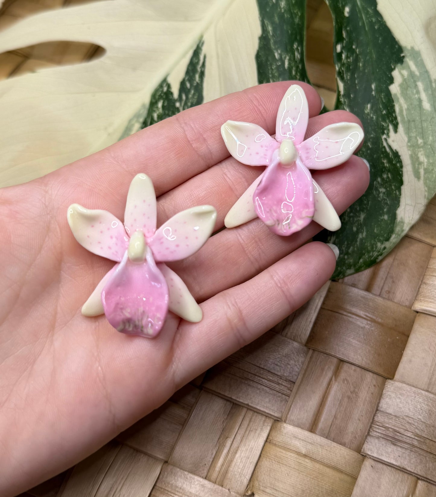Orchid Studs