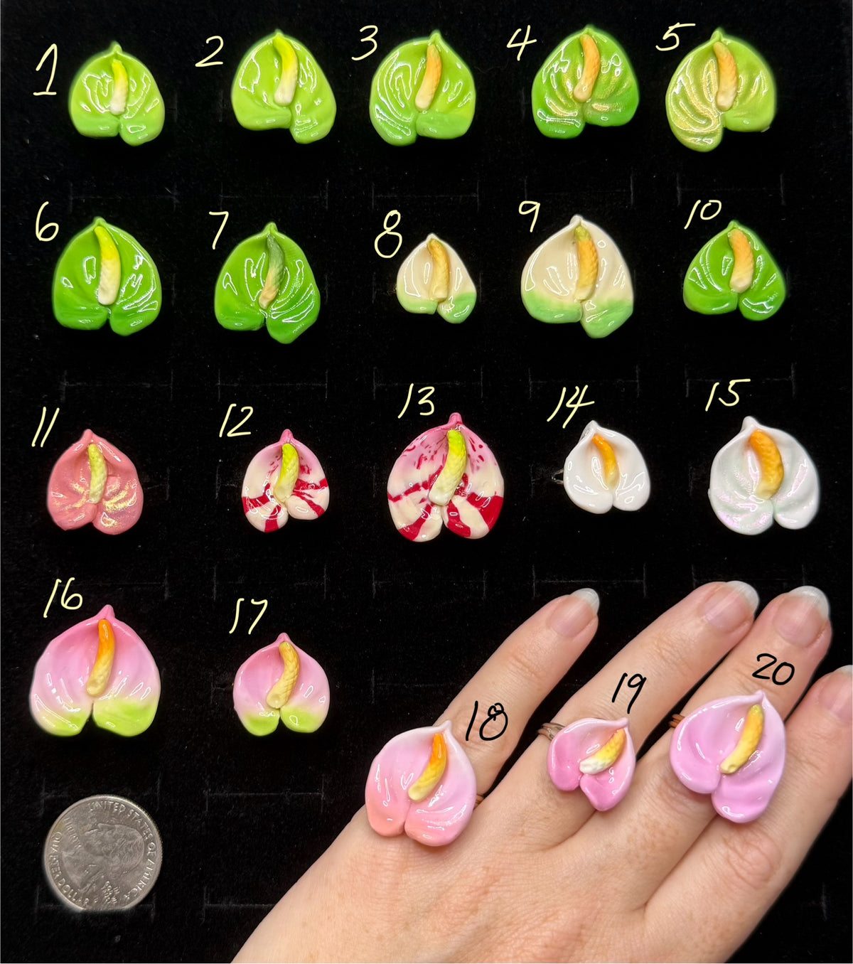 Anthurium Rings