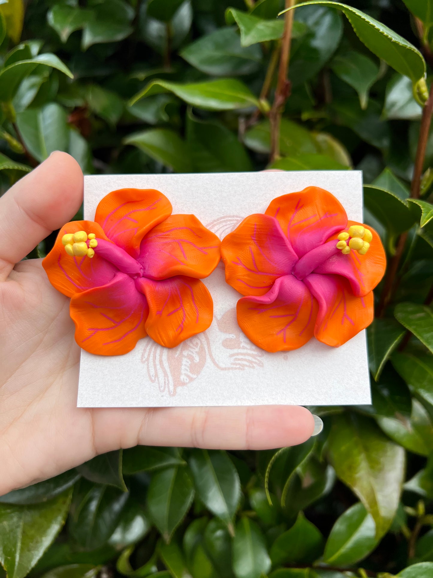 Hibiscus Stud Earrings