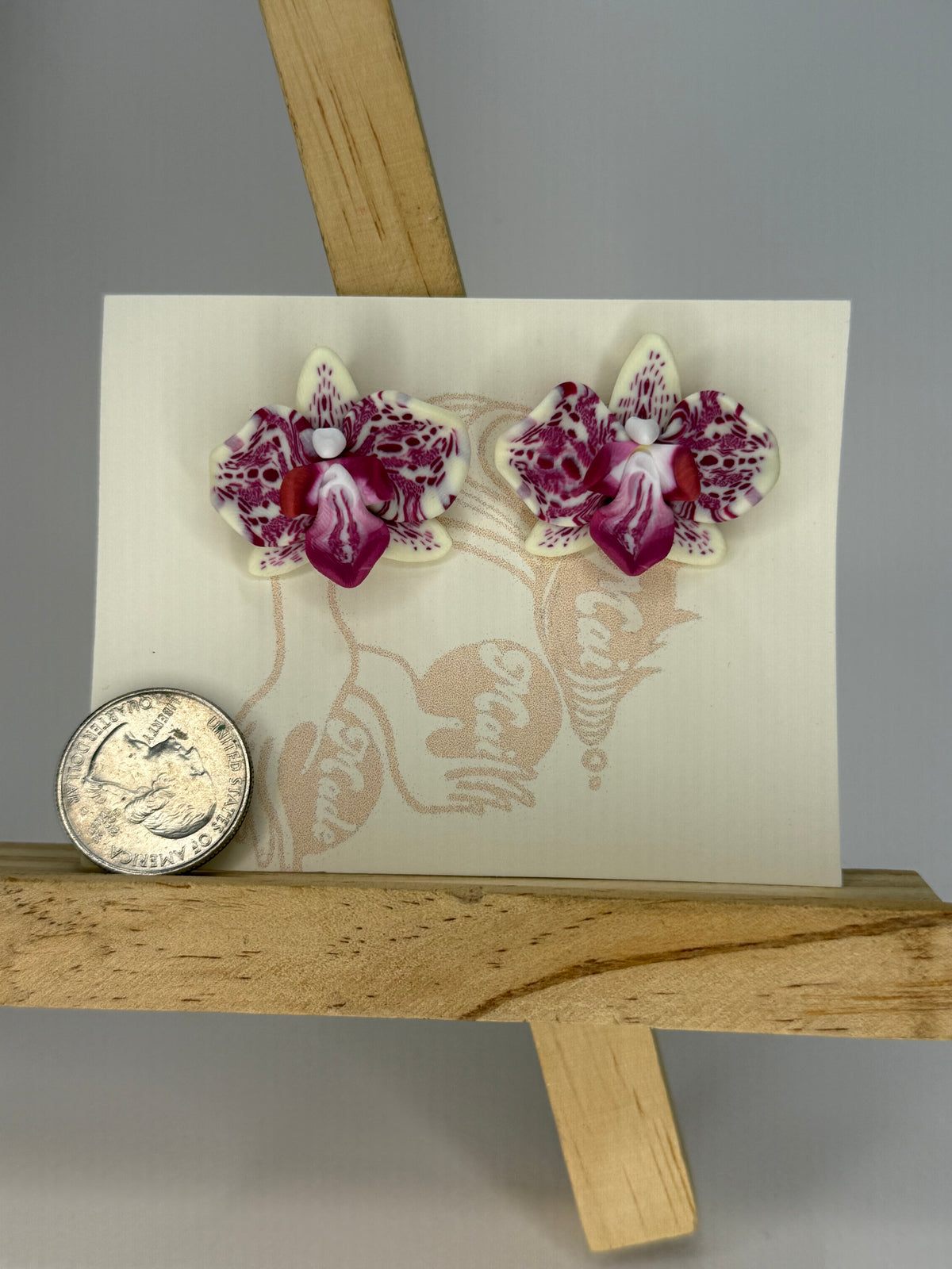 Orchid Studs