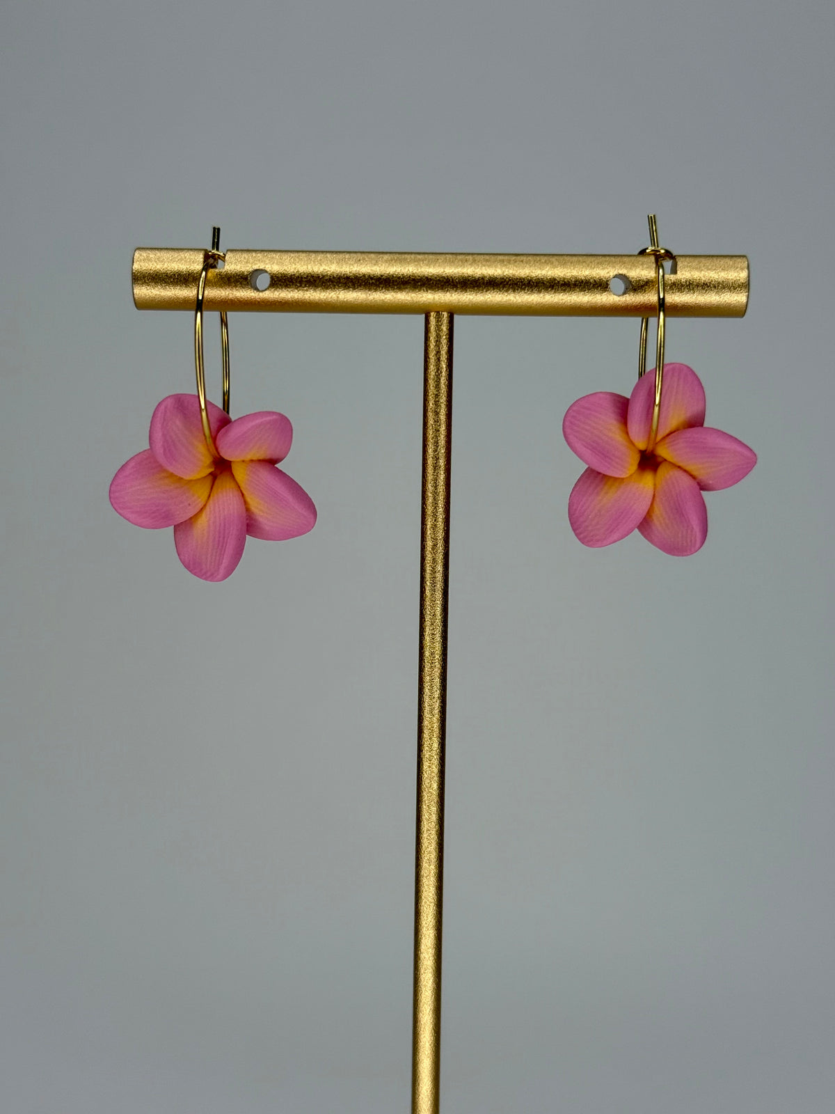 Plumeria Hoops