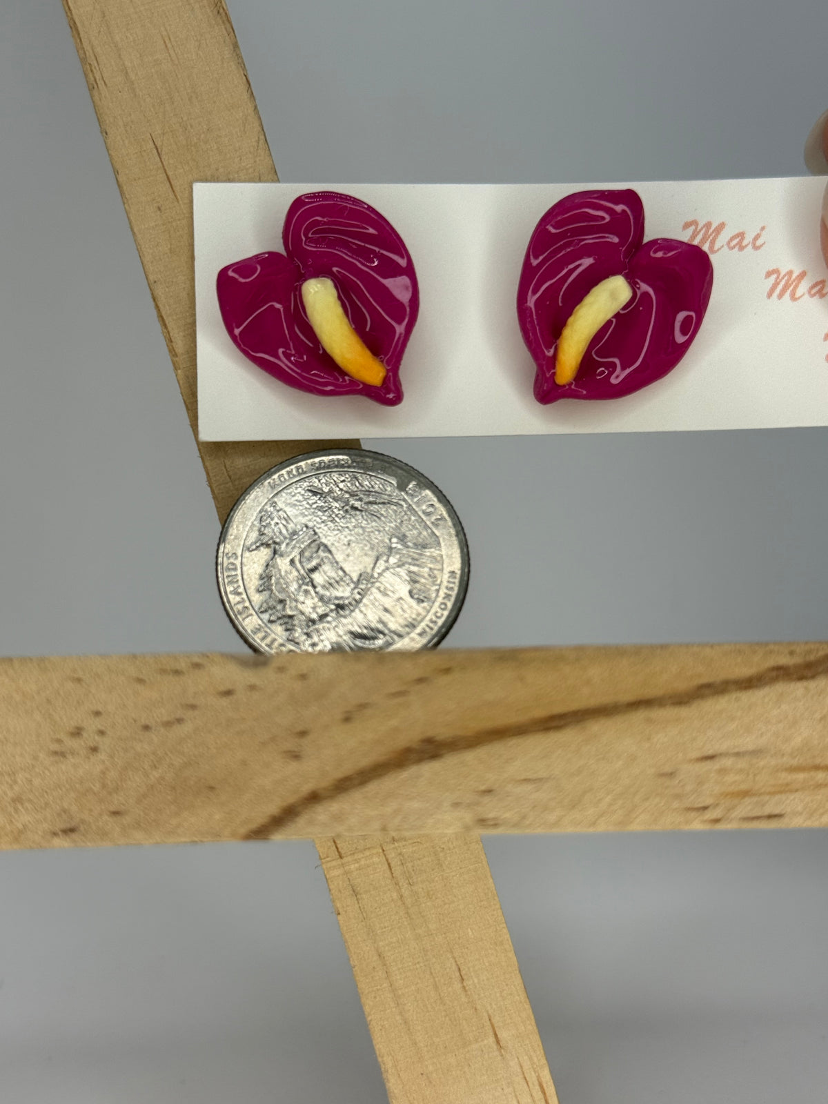 Anthurium Studs Manini