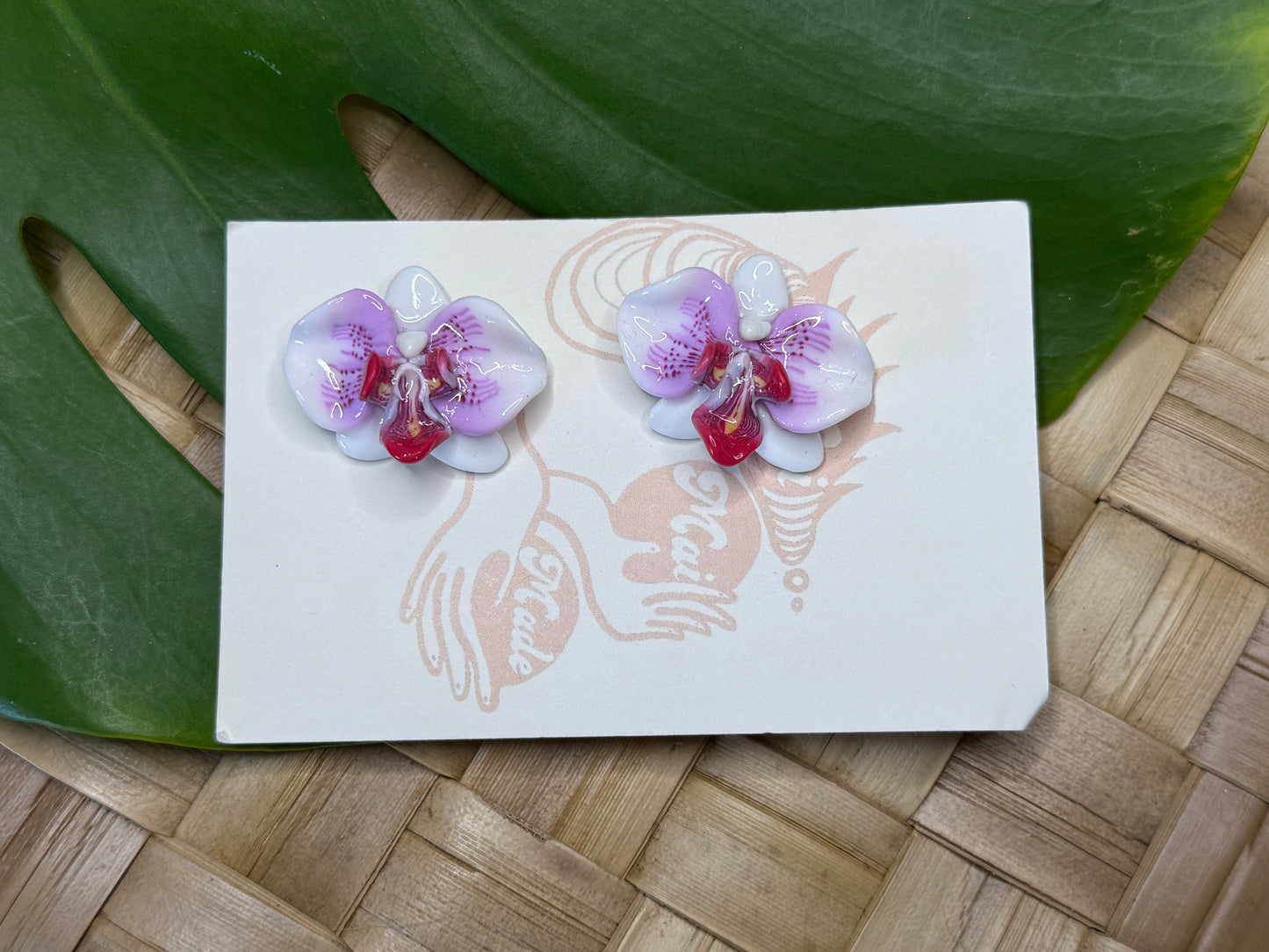 Orchid Studs