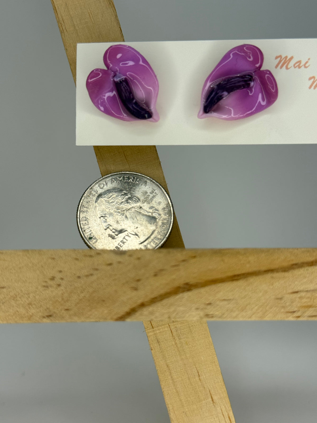 Anthurium Studs Manini