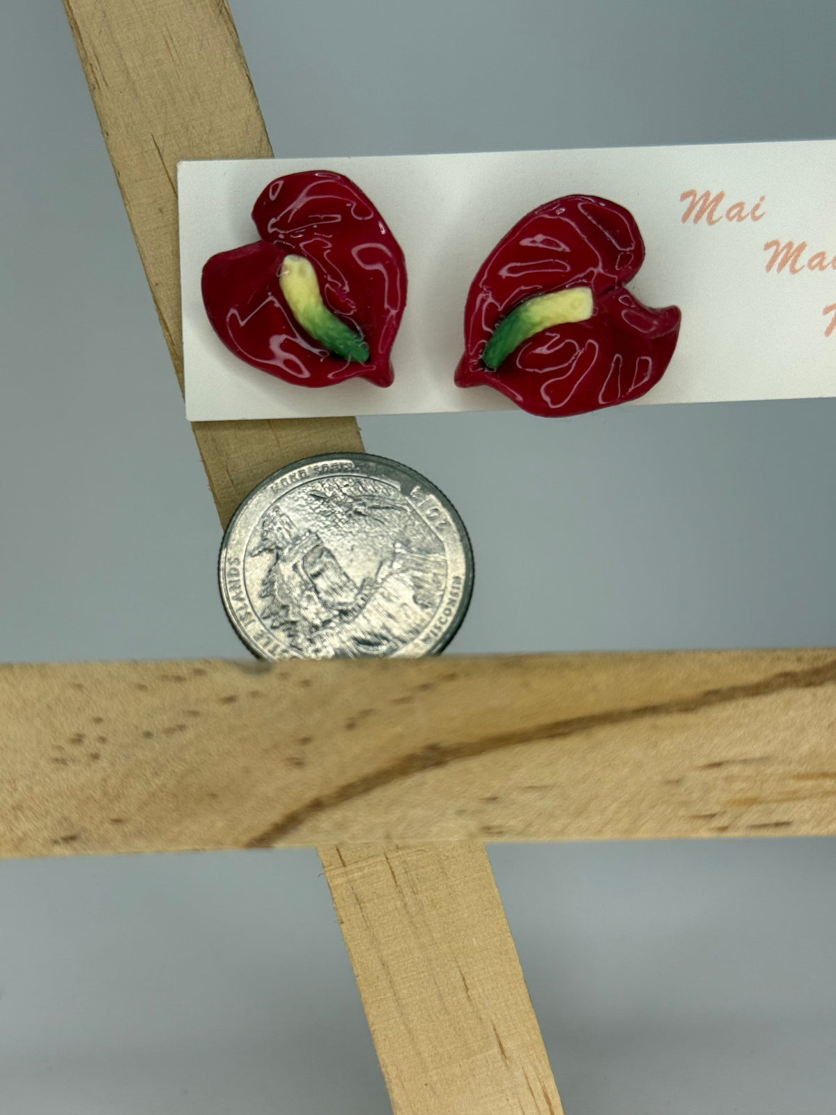 Anthurium Studs Manini