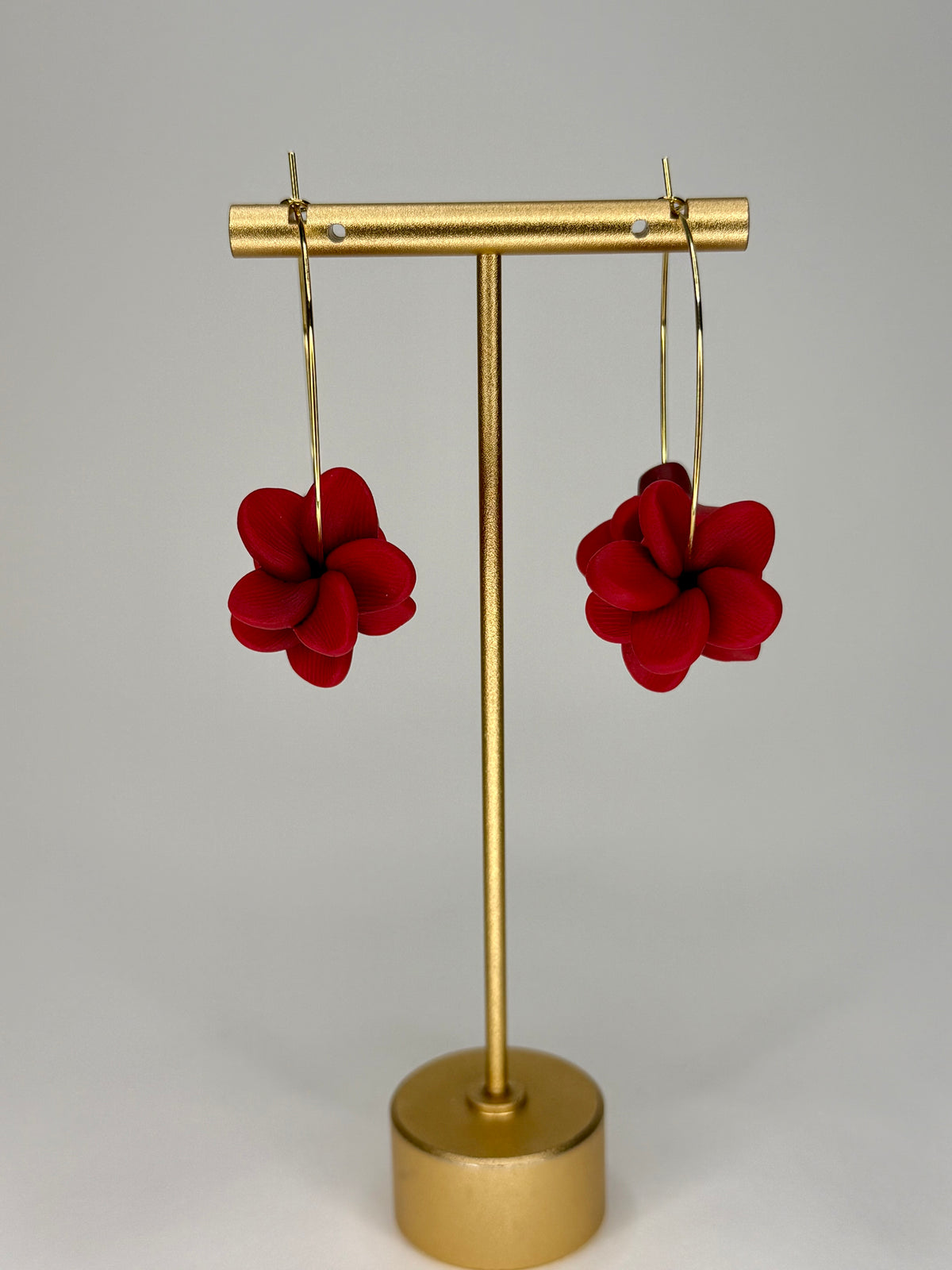 Plumeria Hoops