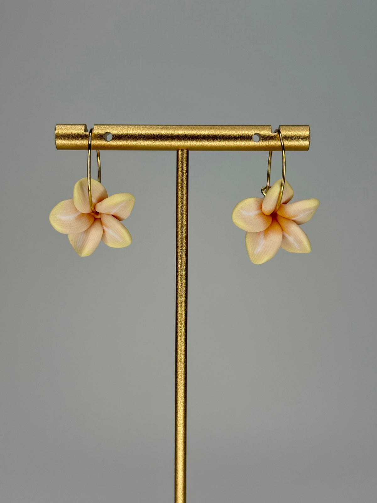 Plumeria Hoops