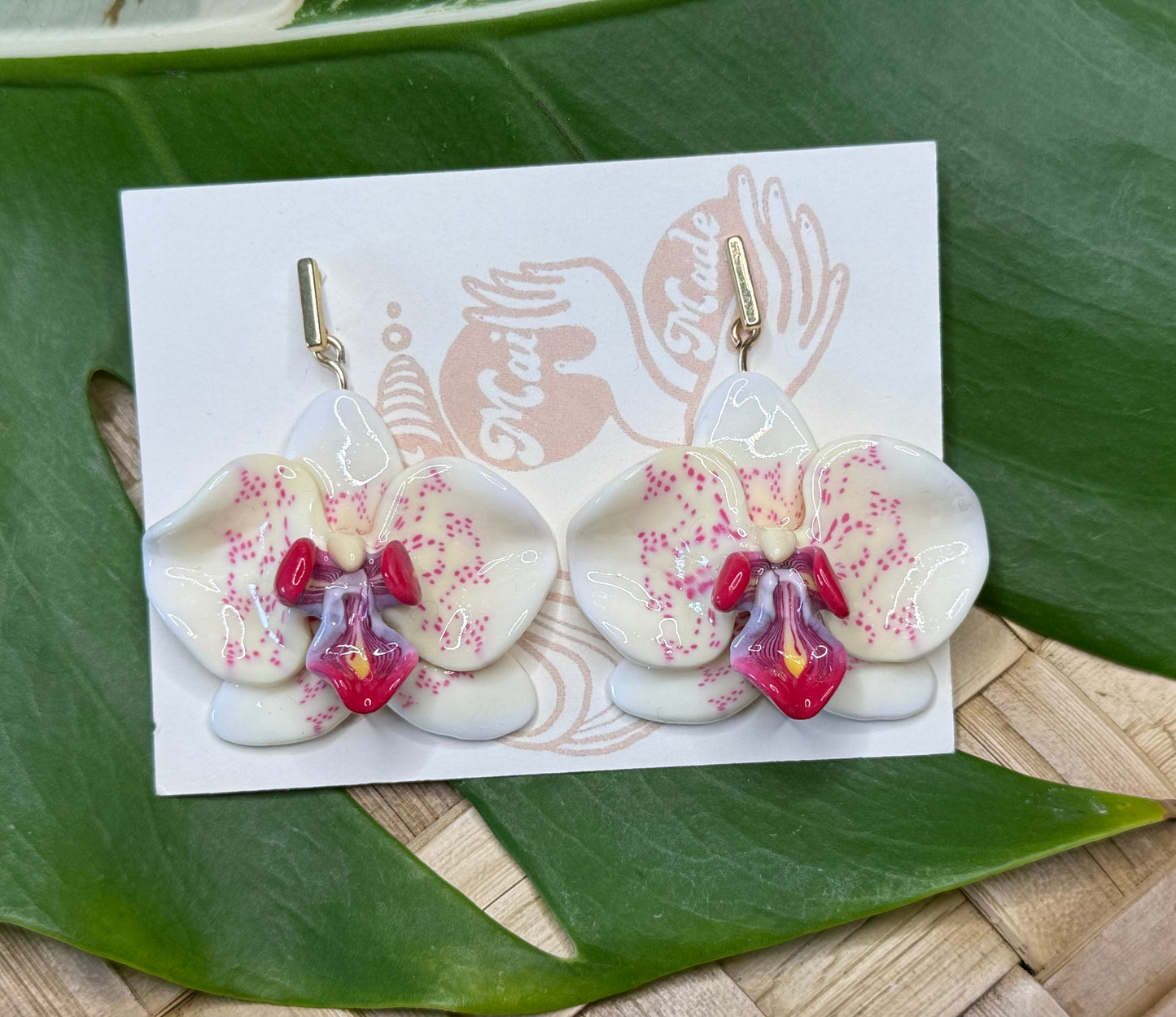 Orchid Studs