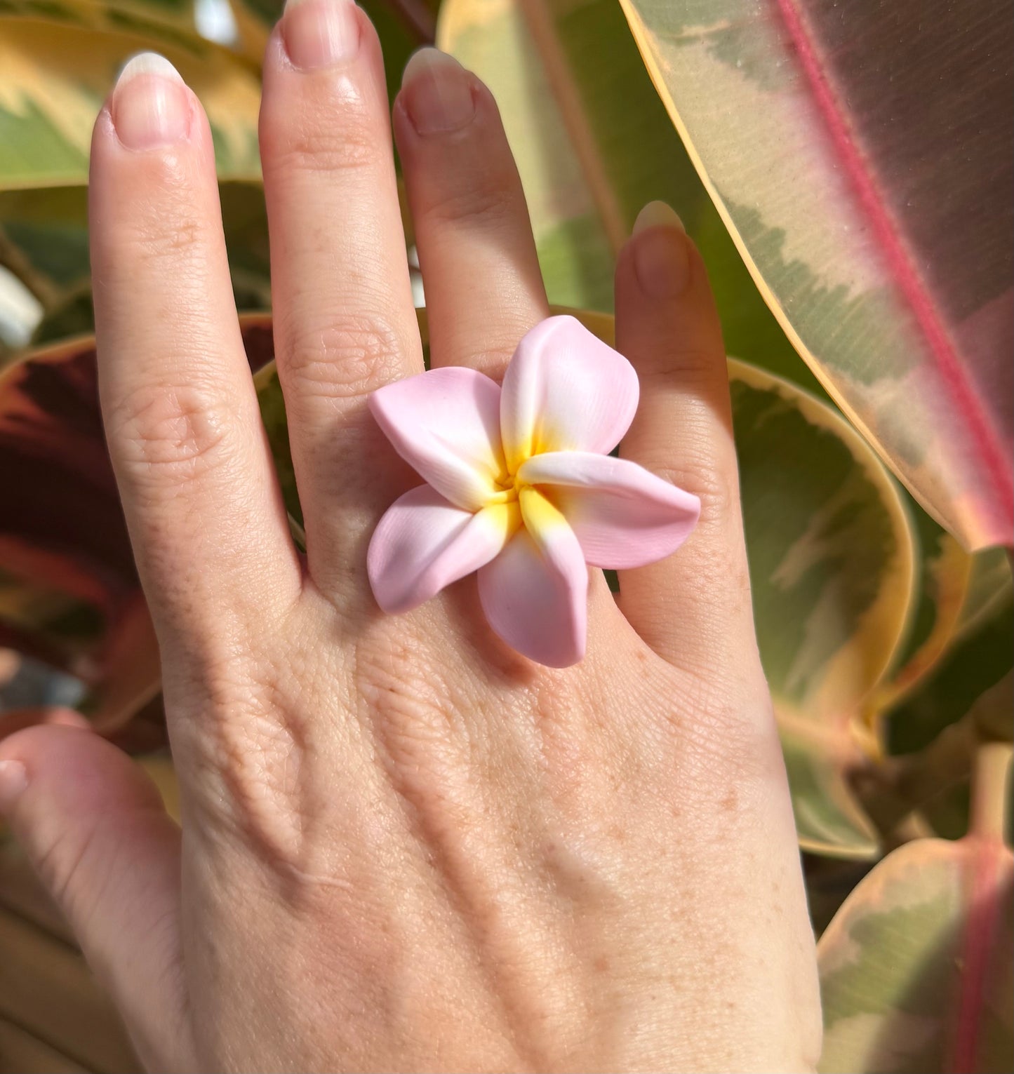 Plumeria Rings
