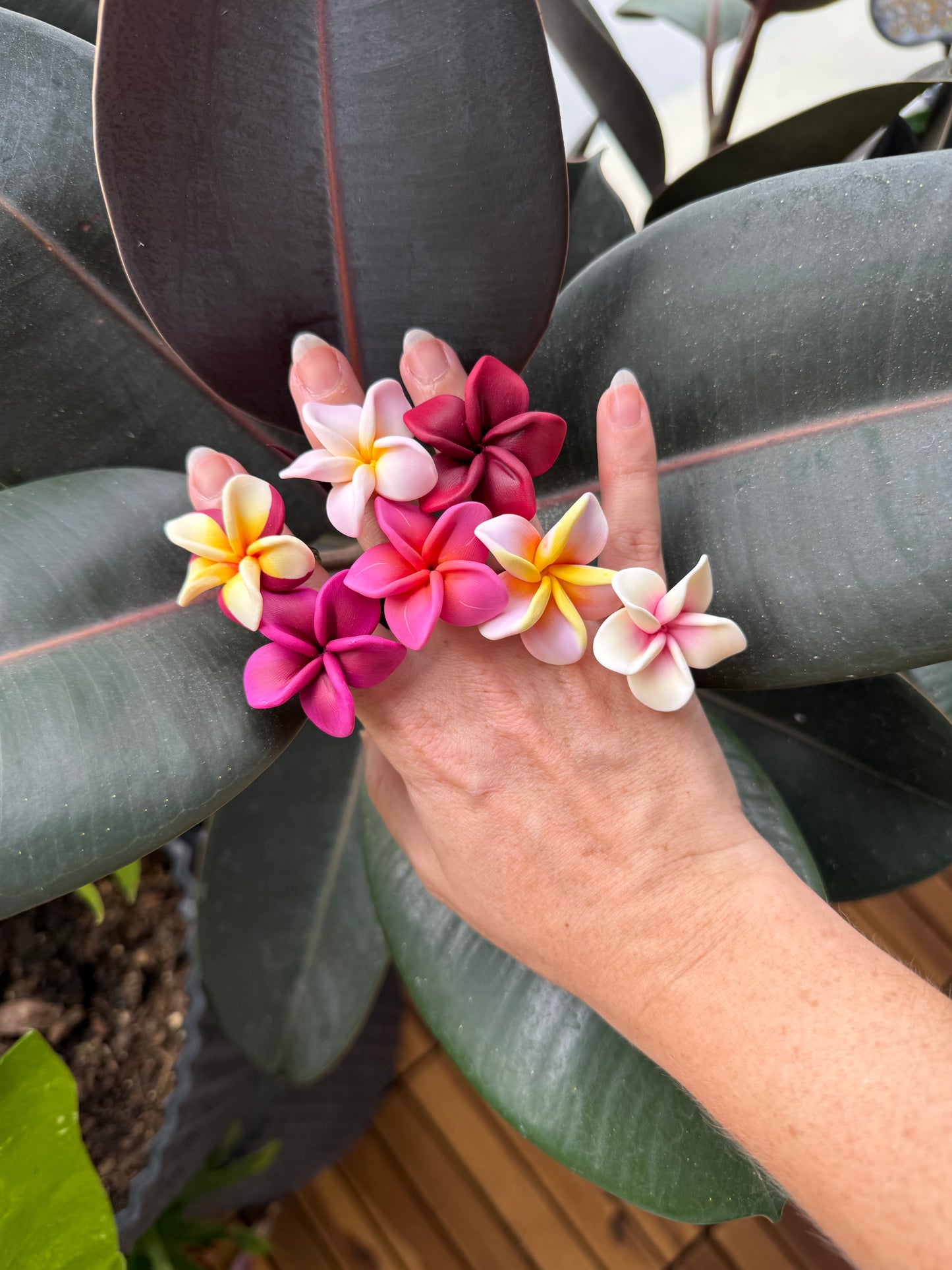 Plumeria Rings