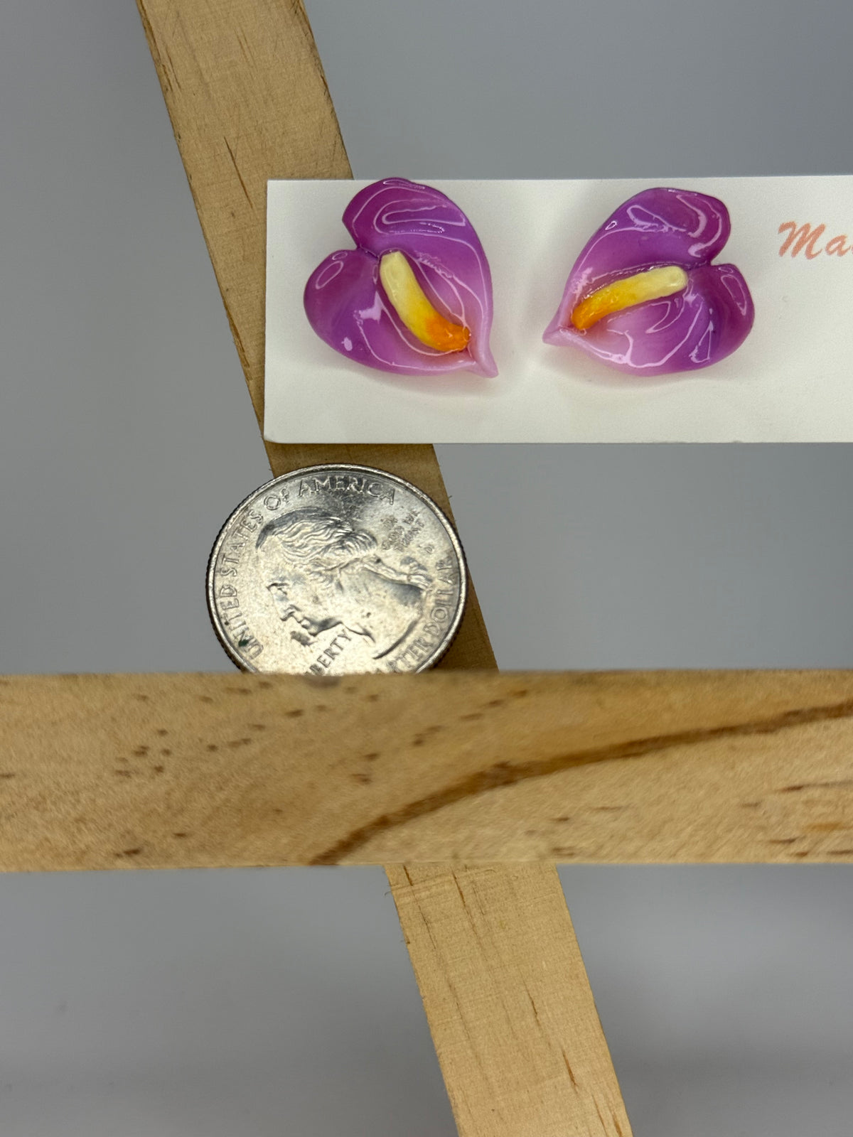 Anthurium Studs Manini