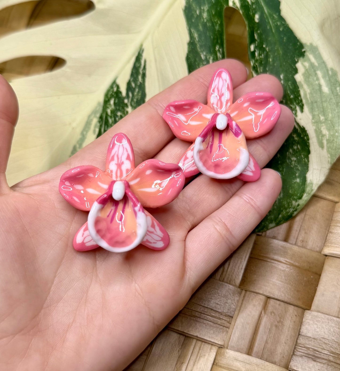 Orchid Studs