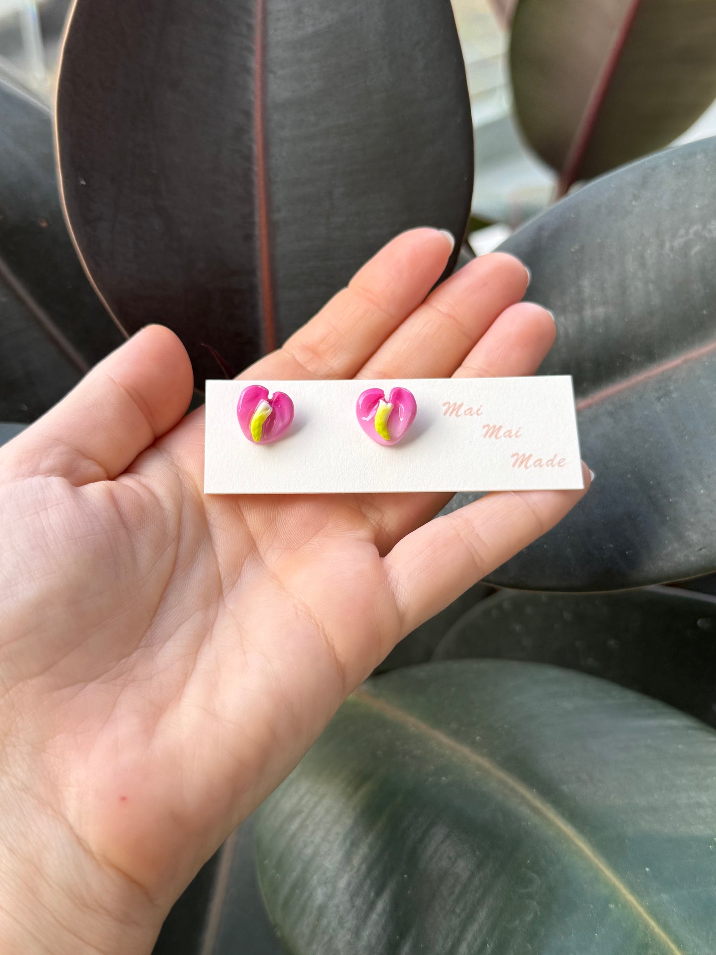 New Mini Anthurium Studs