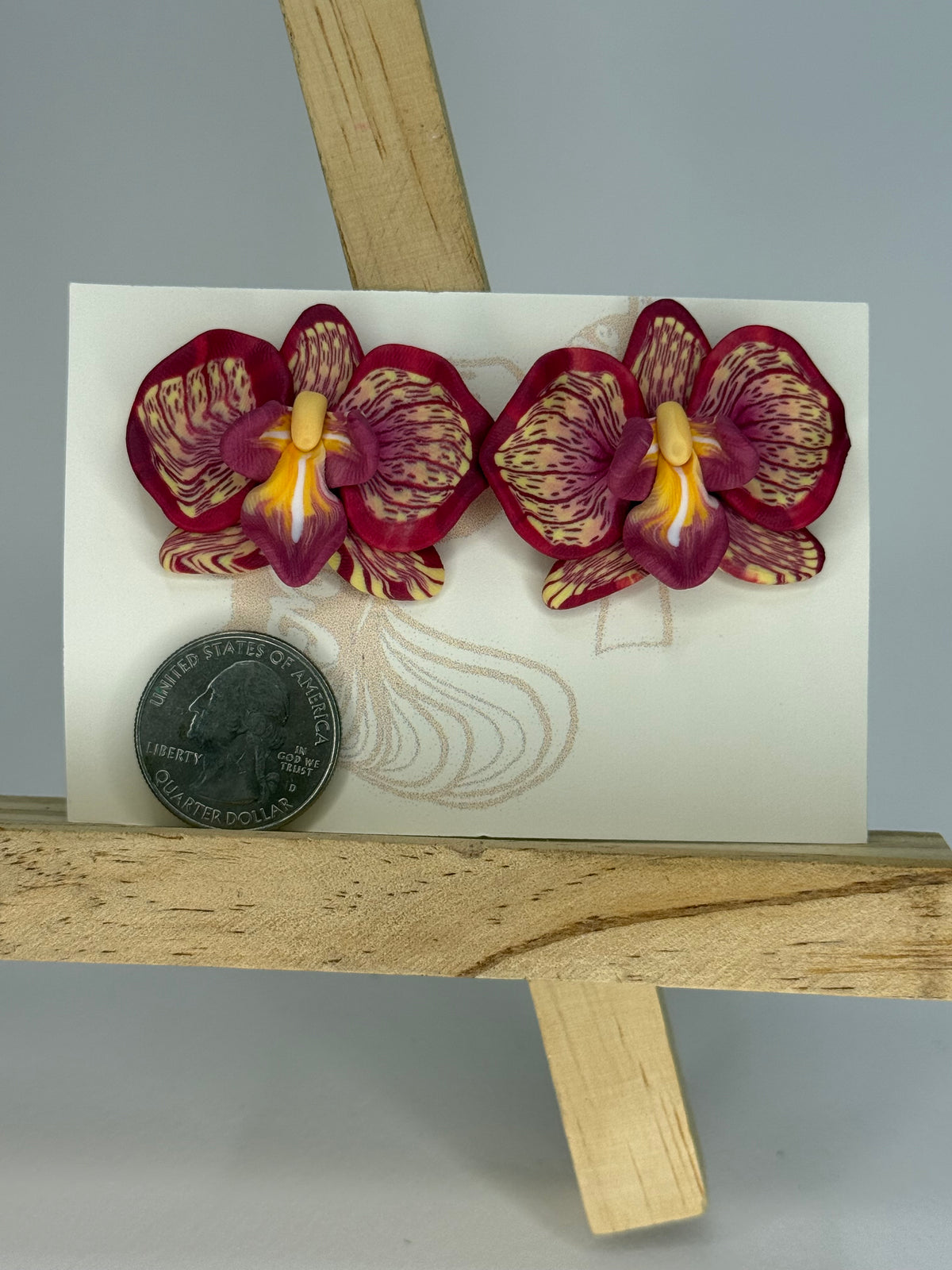 Orchid Studs