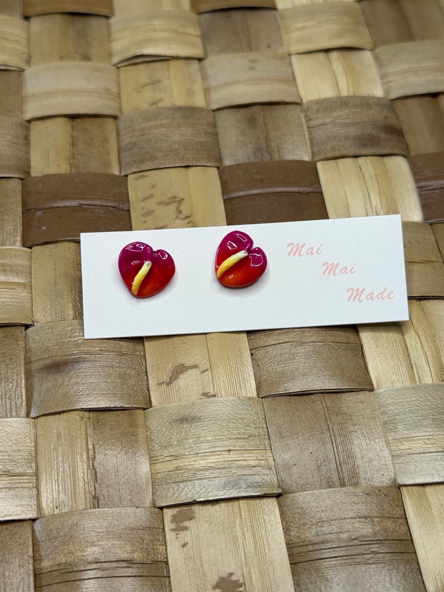 New Mini Anthurium Studs