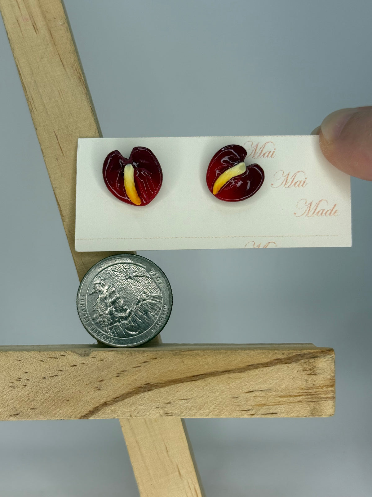 Anthurium Studs Mini