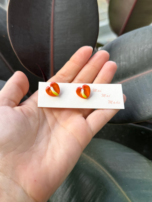 New Mini Anthurium Studs