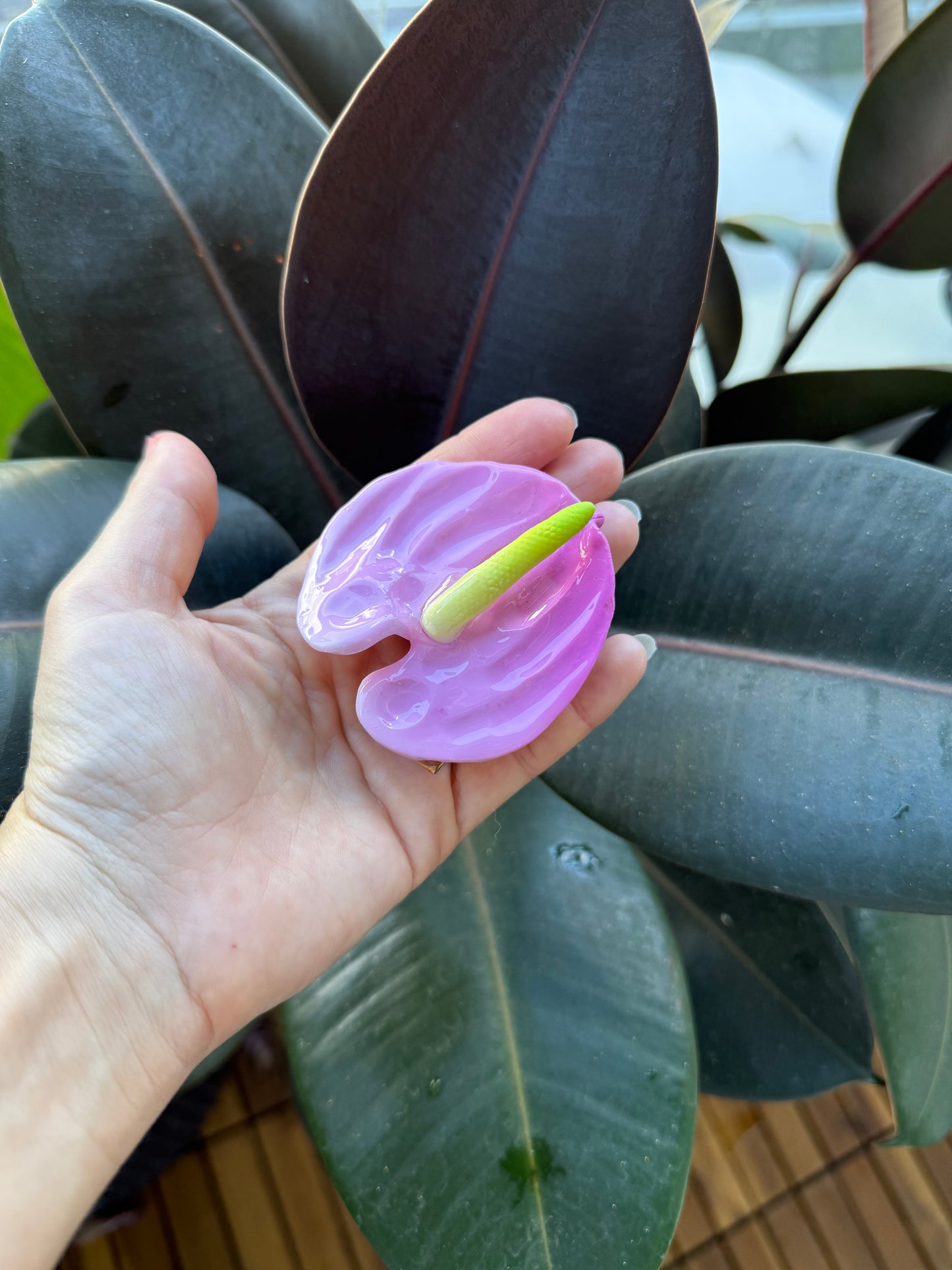 Anthurium Hair Clips & Picks