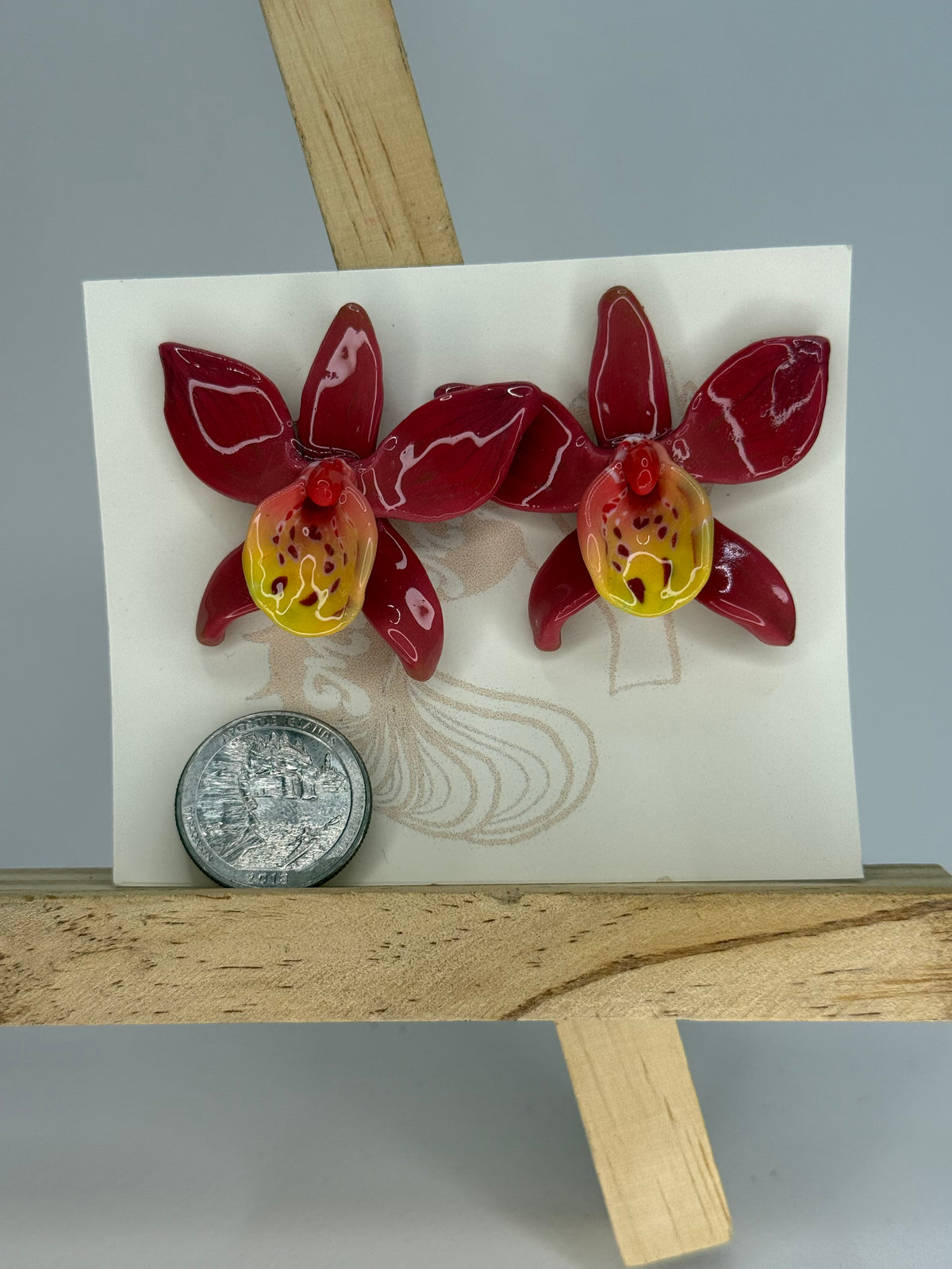 Orchid Studs
