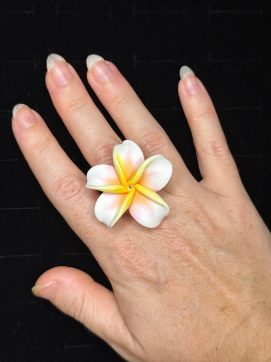 Plumeria Rings