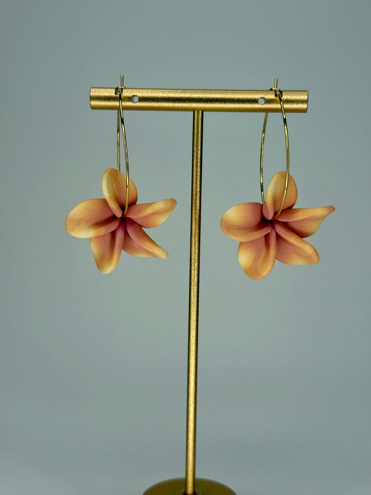 Plumeria Hoops