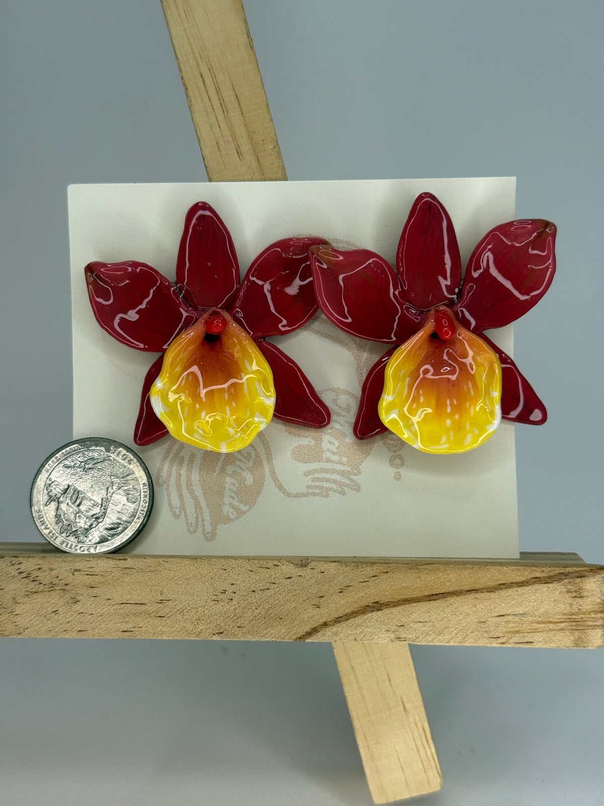 Orchid Studs