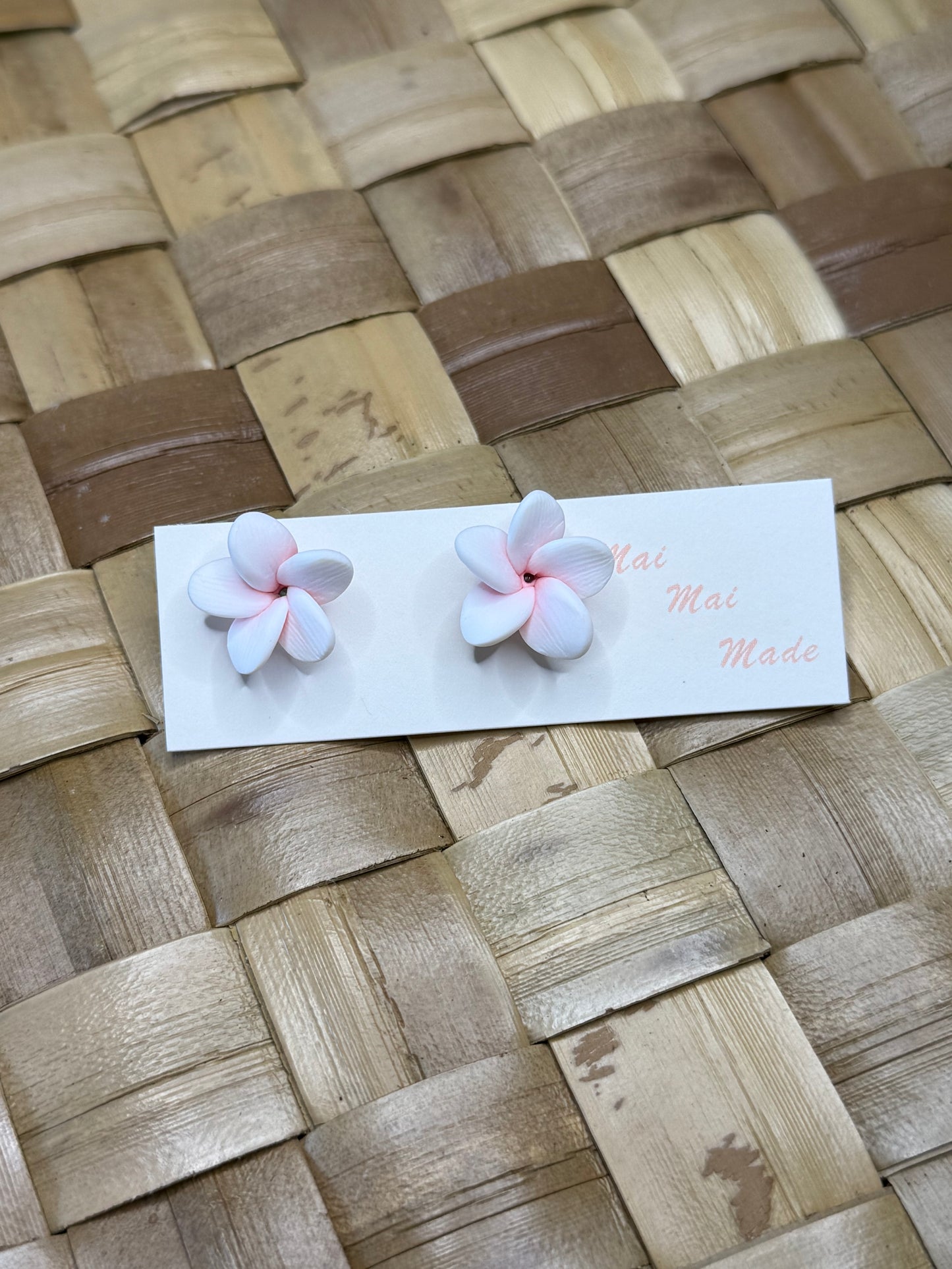Mini Plumeria Studs