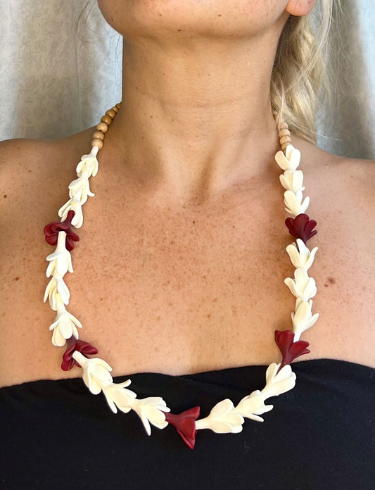 Tuberose & Plumeria Lei Necklace