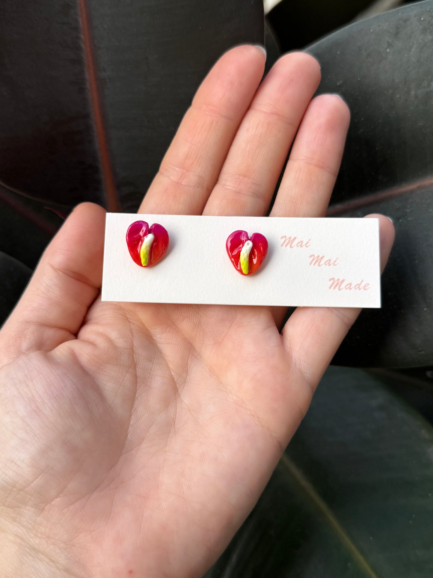 New Mini Anthurium Studs