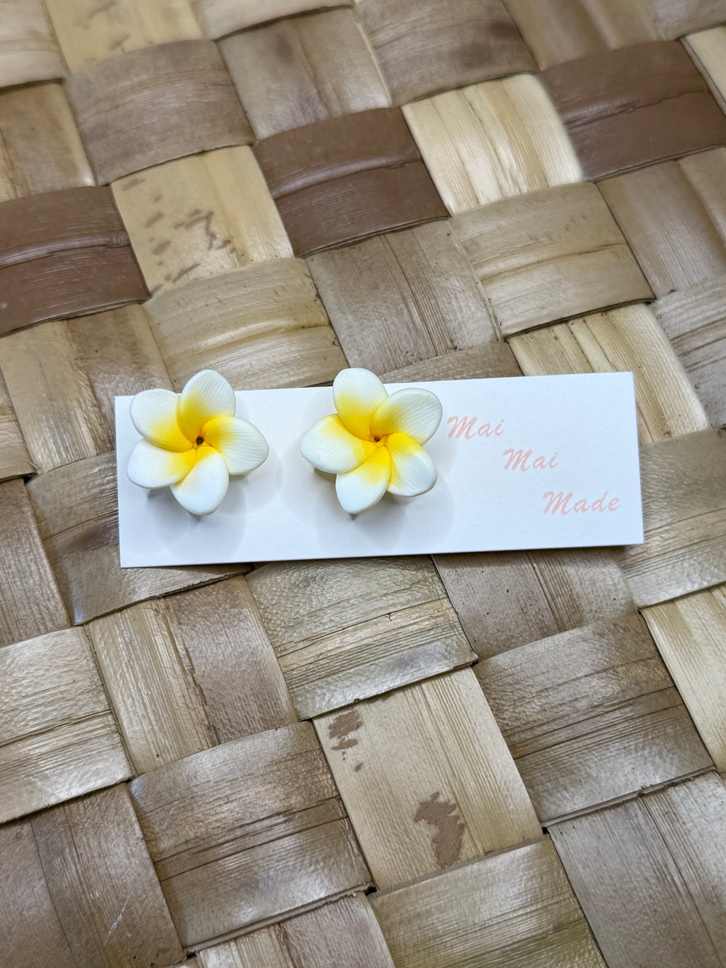 Mini Plumeria Studs
