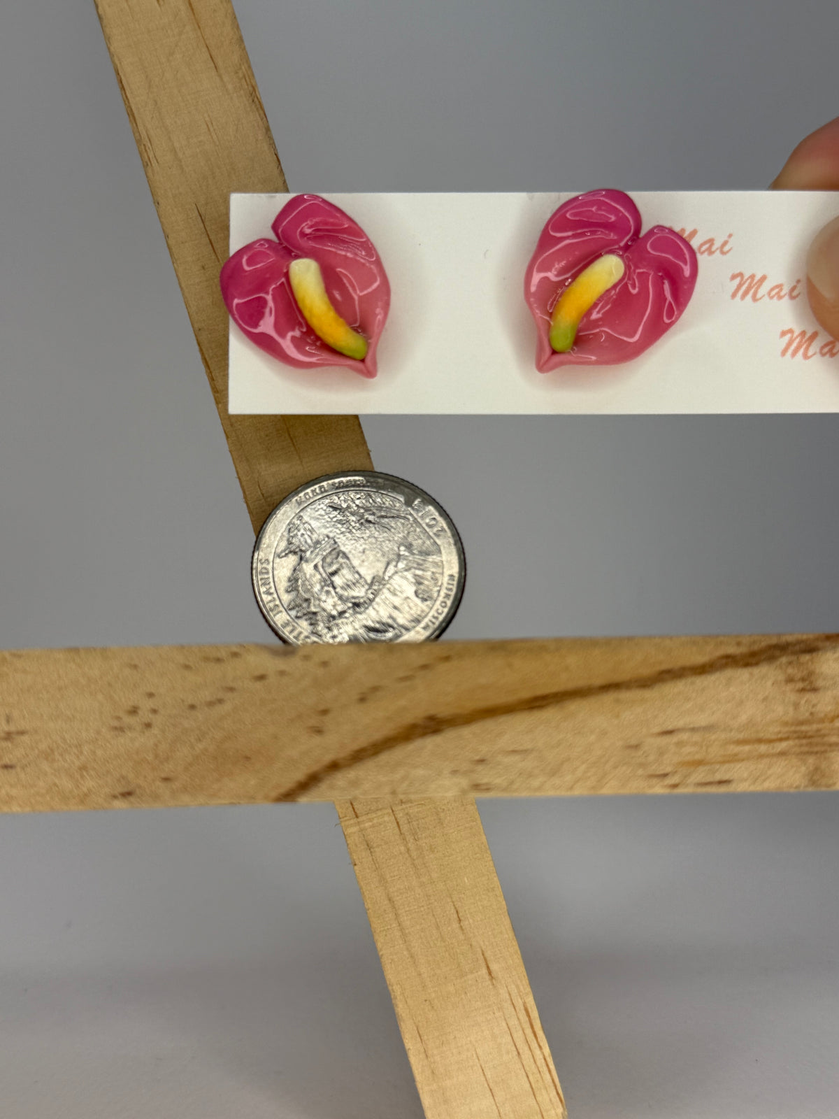 Anthurium Studs Manini