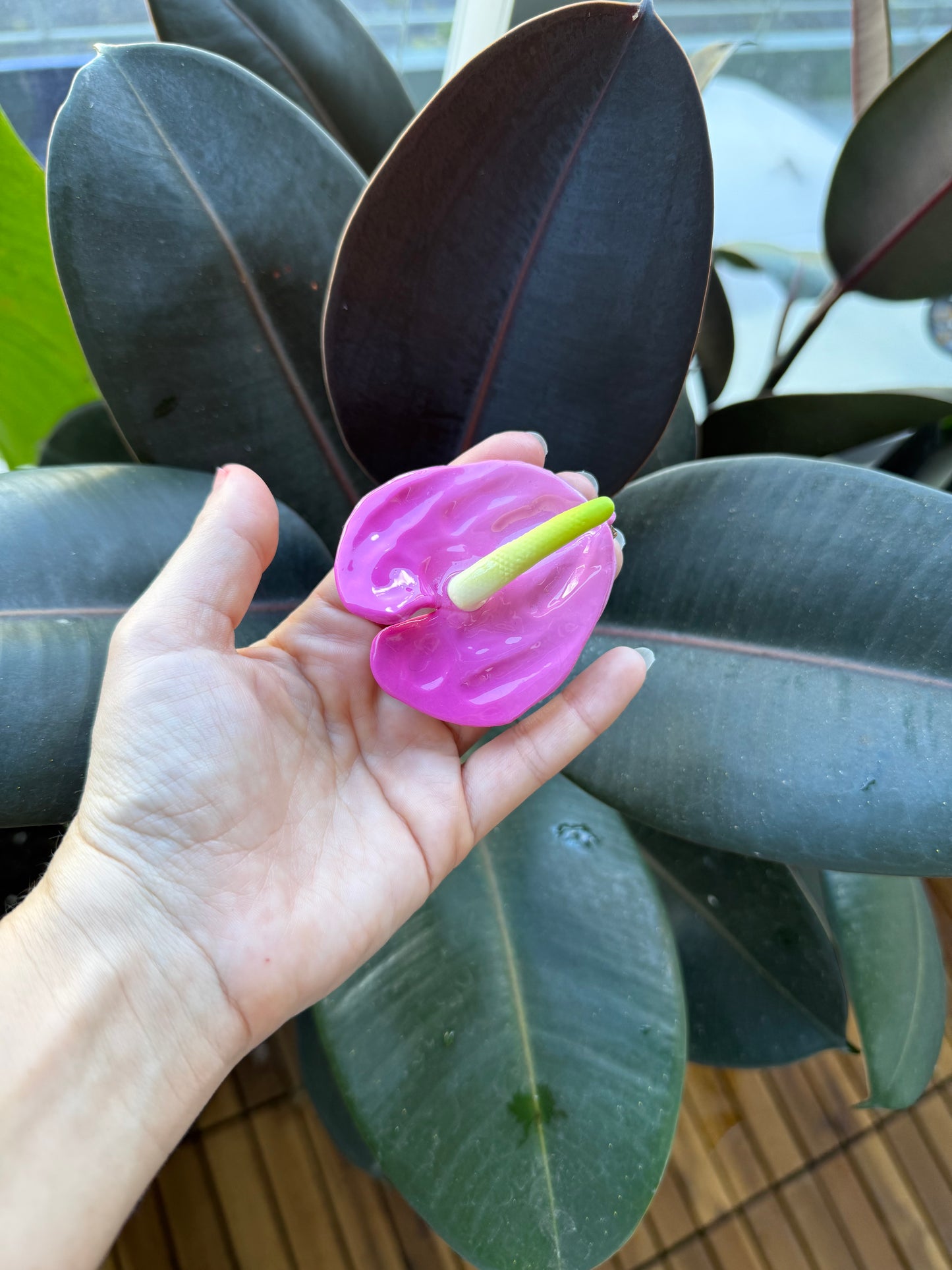 Anthurium Hair Clips & Picks