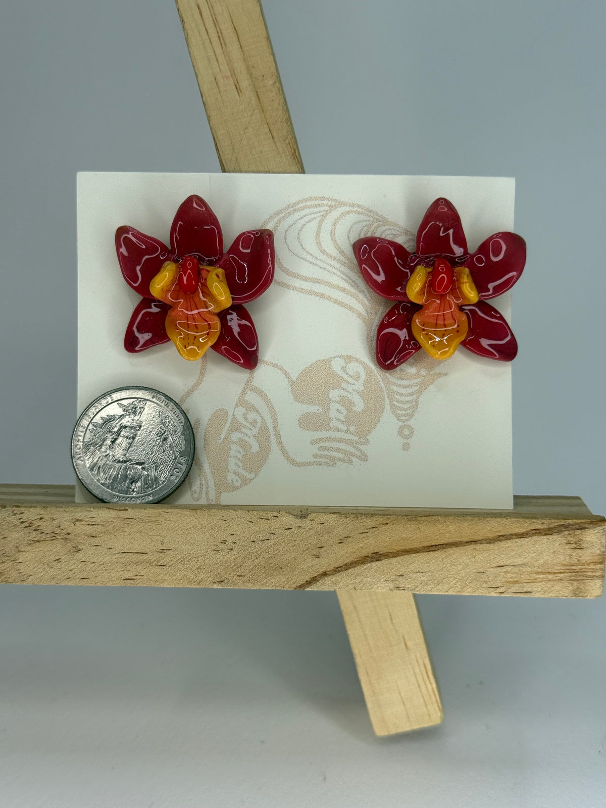 Orchid Studs