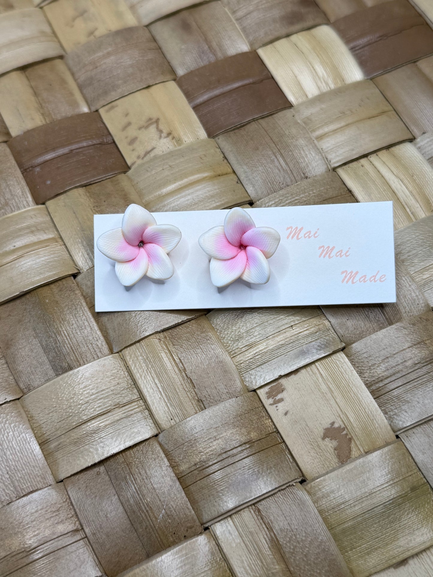 Mini Plumeria Studs