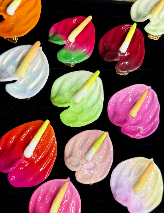 Anthurium Hair Clips