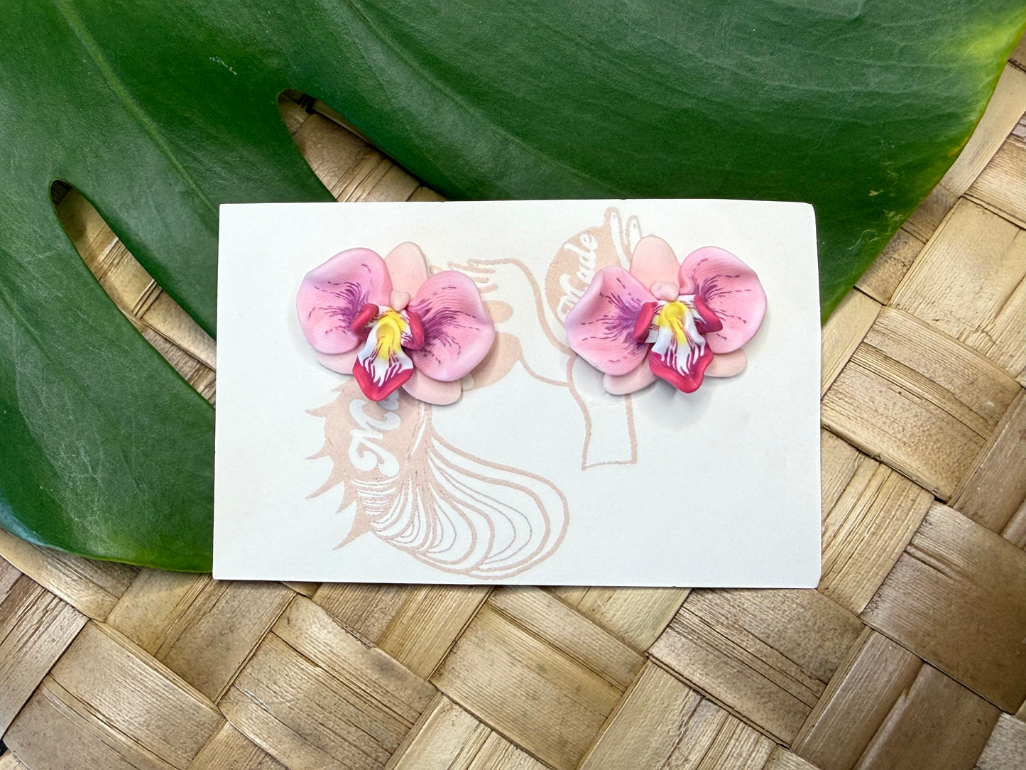 Orchid Studs