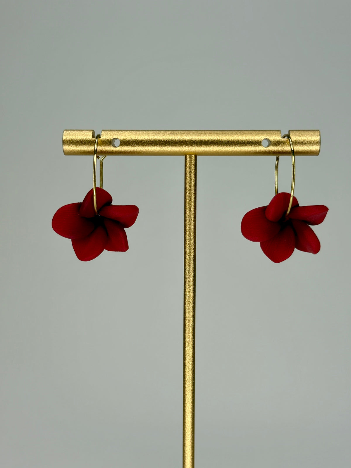 Plumeria Hoops