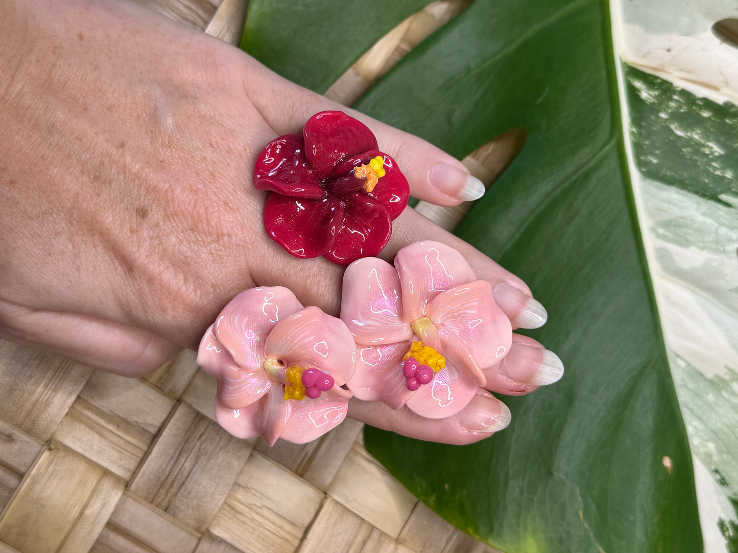 Hau & Hibiscus Rings