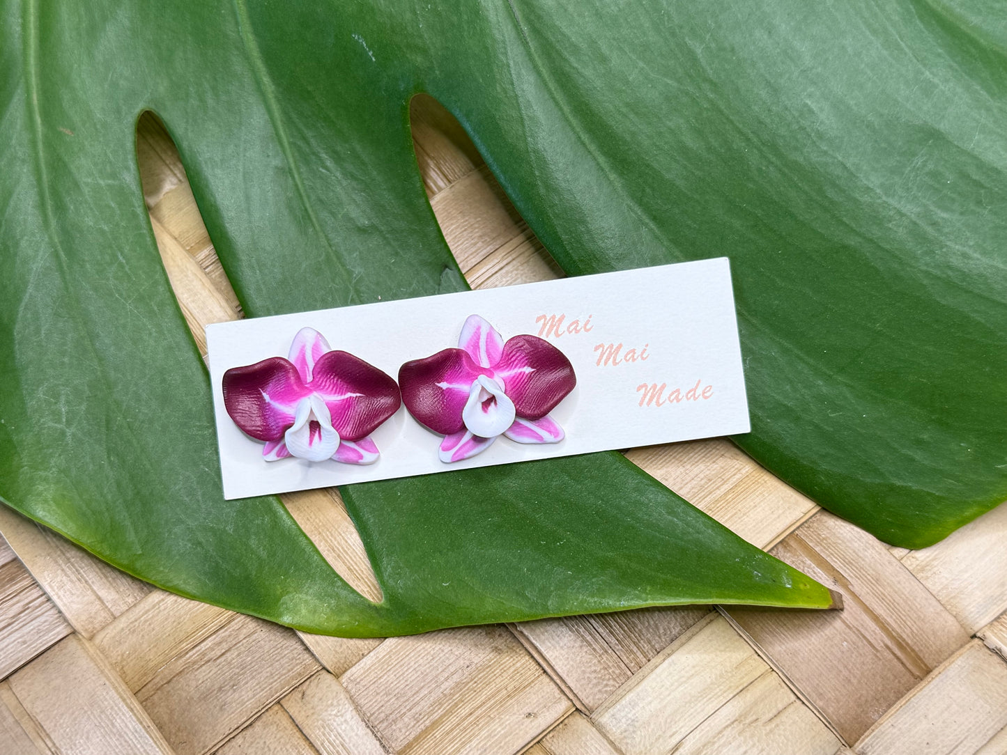 Orchid Studs
