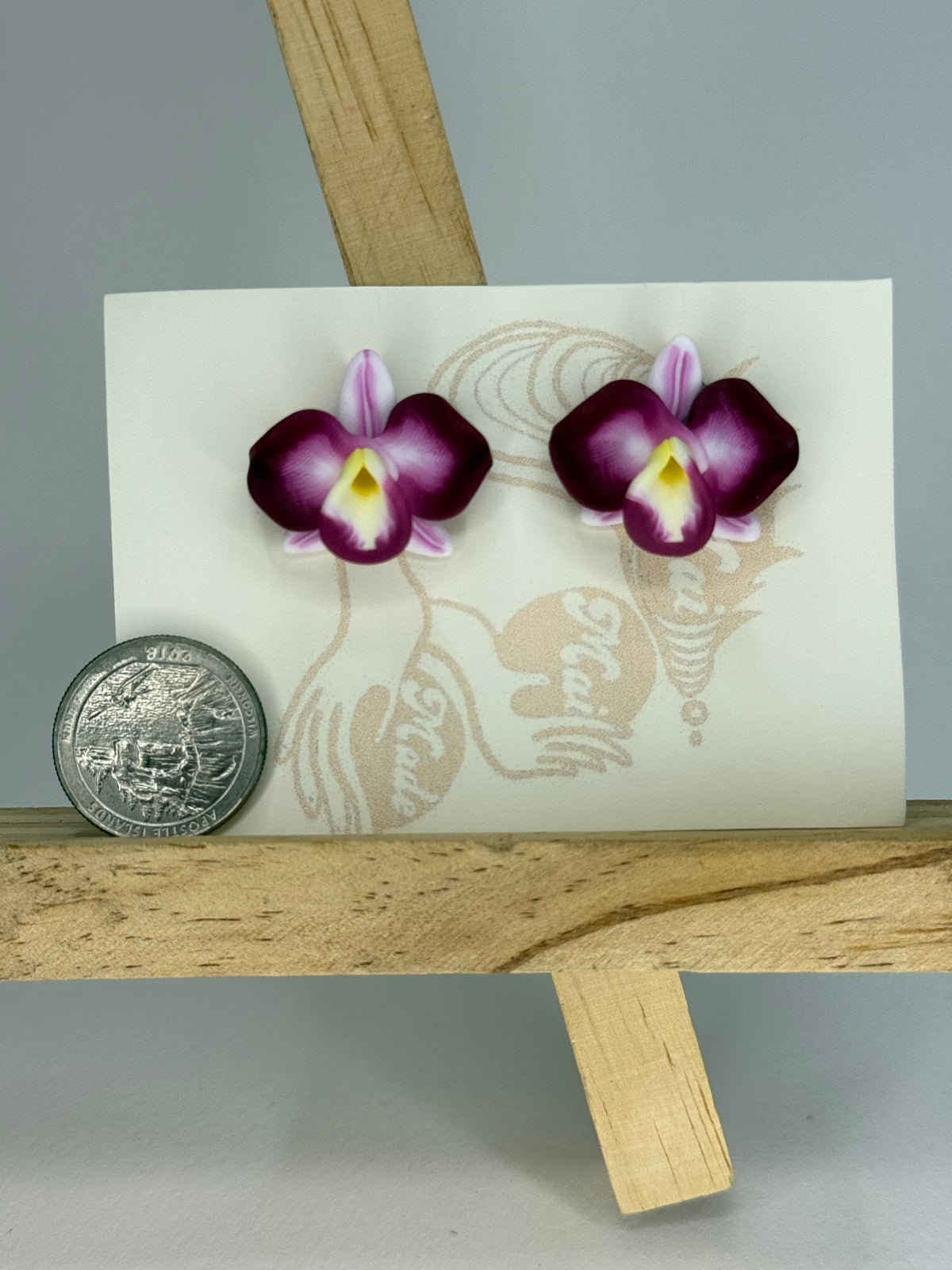Orchid Studs