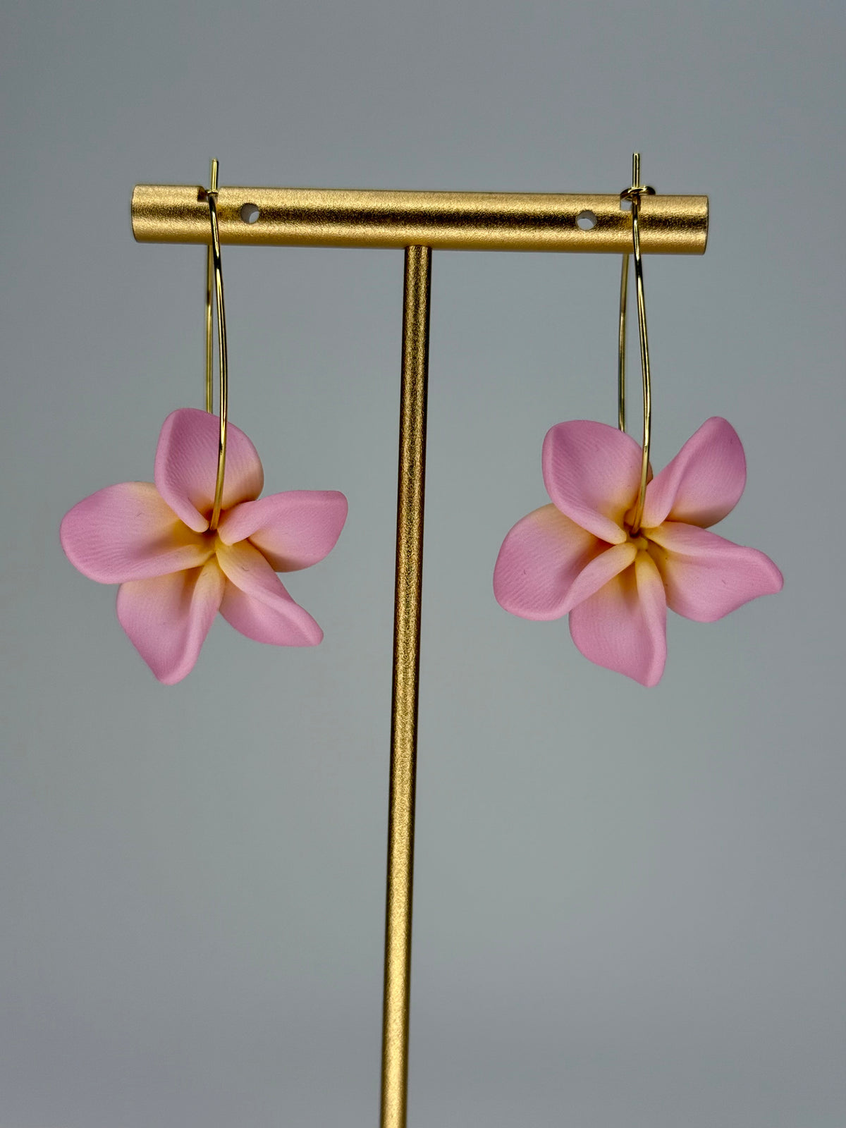 Plumeria Hoops