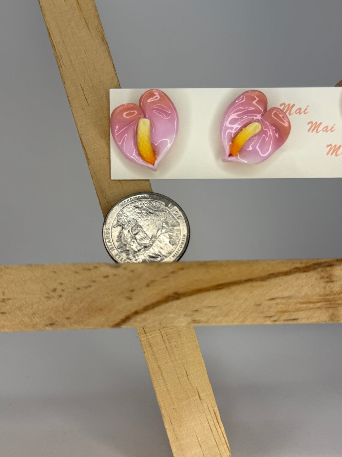 Anthurium Studs Manini
