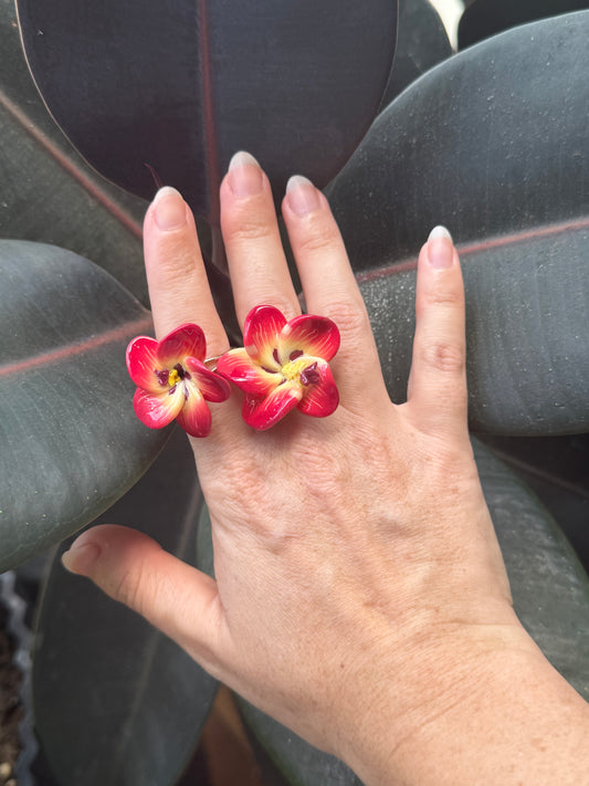 Hau & Hibiscus Rings