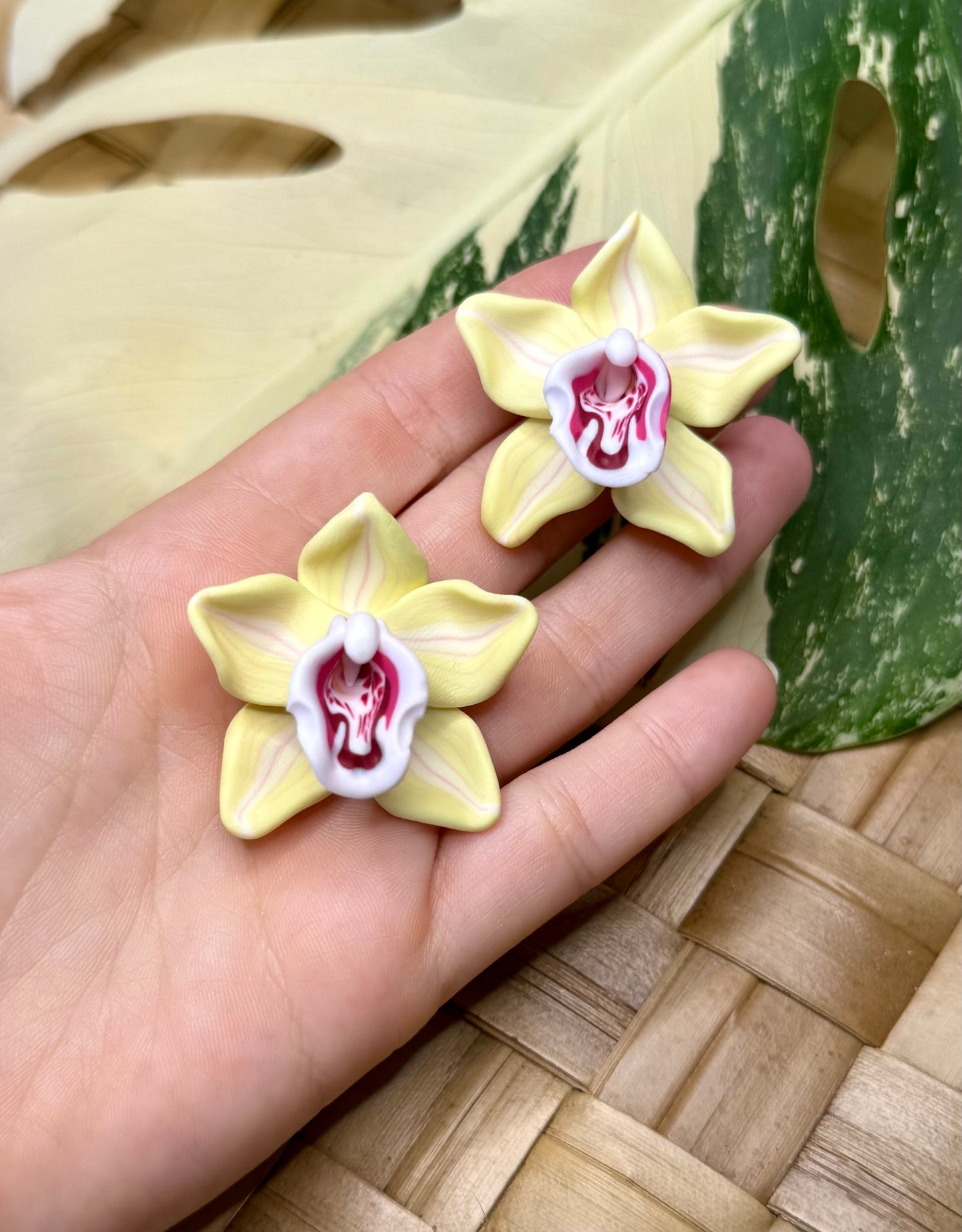 Orchid Studs